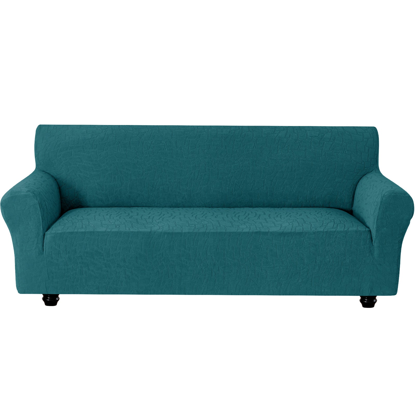 Ystyle Stretch 3 Seater Sofa Cover Jacquard Geometric Pattern-YSTYLE