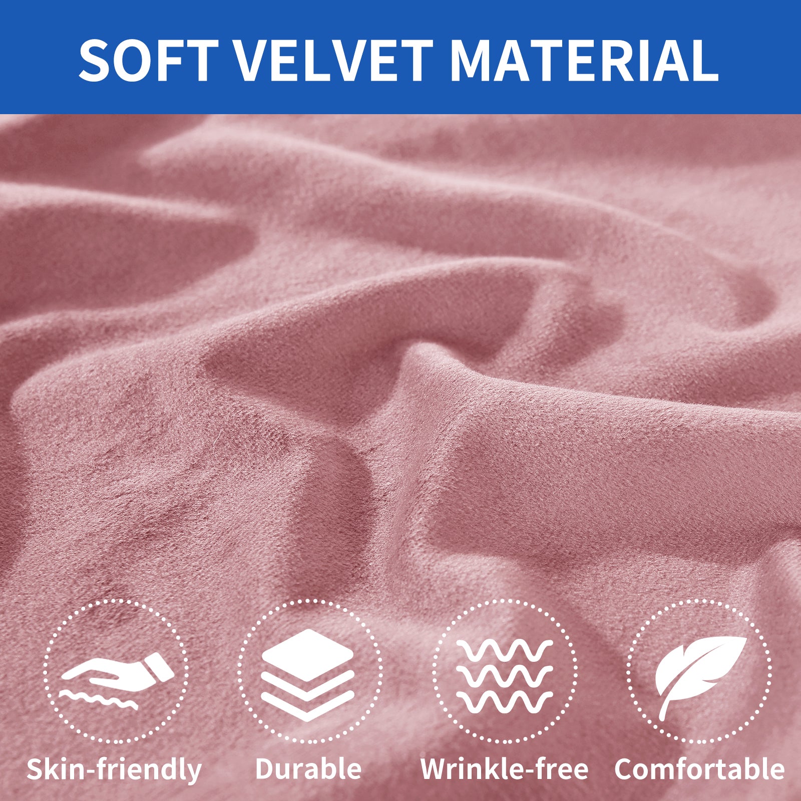 YSTYLE Manta para Almohada de Chaise – Ajuste Elástico, Antideslizante, Universal para Almohadas Separadas de Sofá