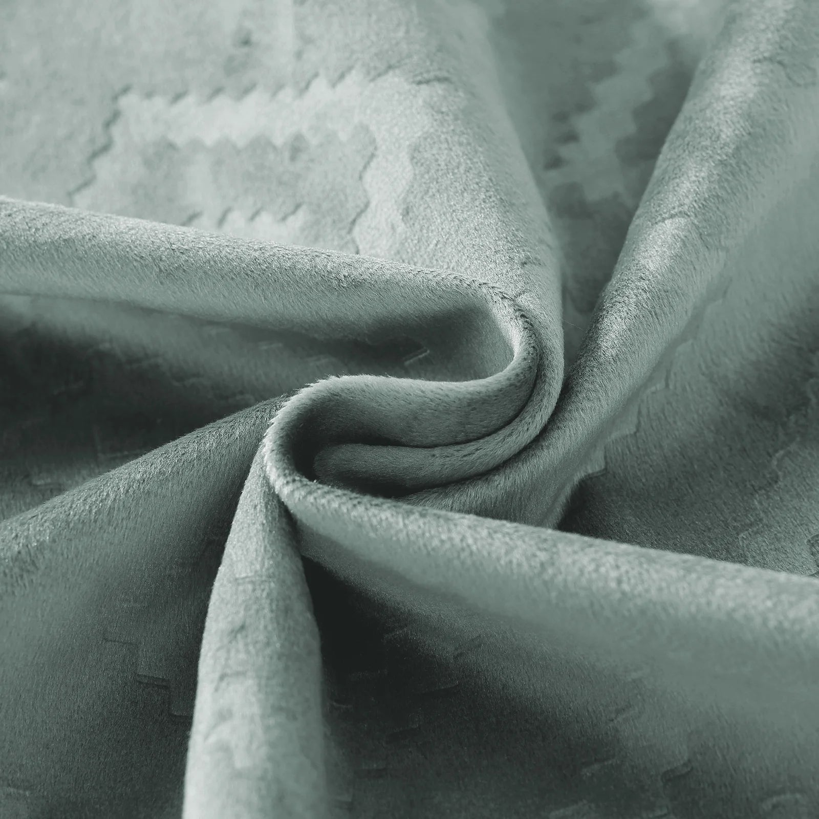 YSTYLE Velvet Sofa Cushion Covers, Decorative Throw Pillow Covers, 2 pcs, Hidden Zipper-Square shape