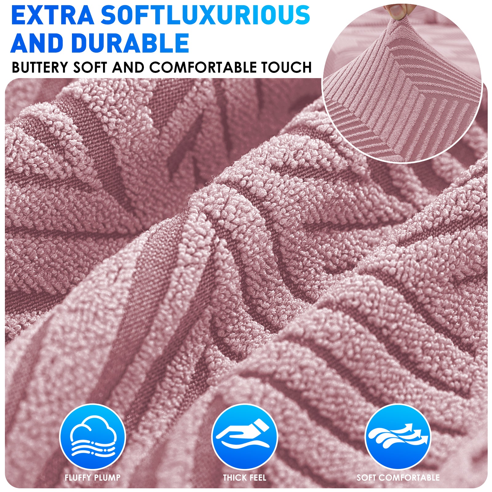 Ystyle 1-Seat Sofa Cover with Armrests, Elastic Universal Sofa Protector, Stain-Resistant & Non-Slip Sofa Slipcover, Anti-Scratch, Super Stretch, Machine Washable