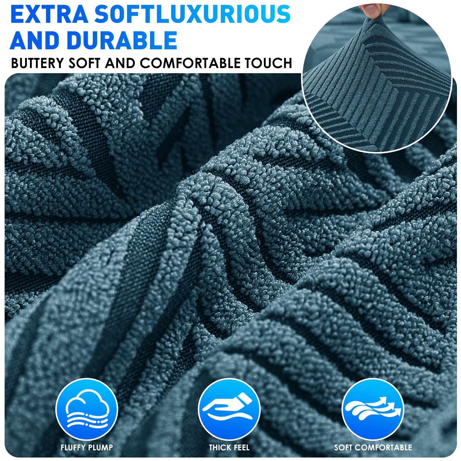 Ystyle Stretch 4 Seater Sofa Cover Super Elastic and Anti Slip-YSTYLE