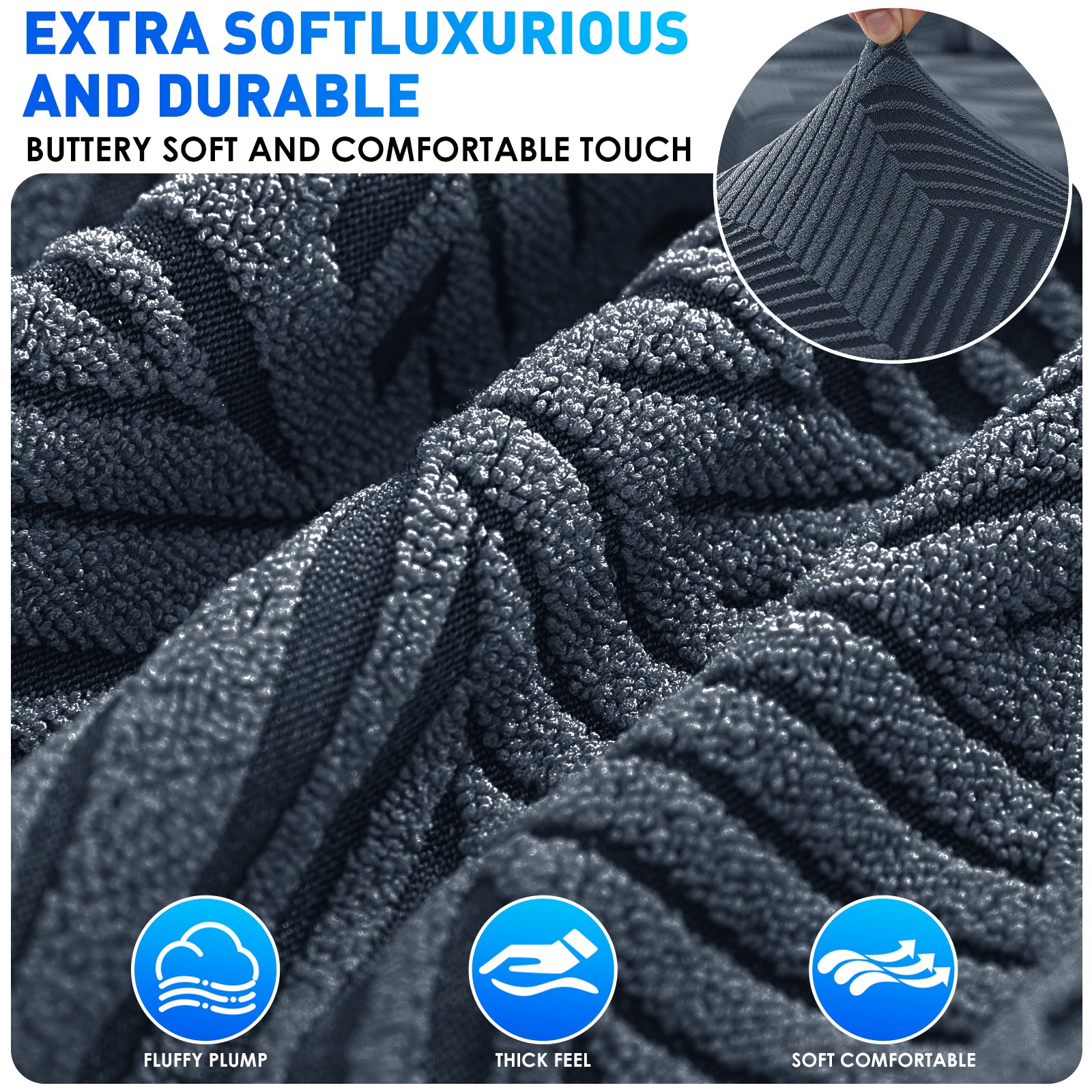 Ystyle Stretch 4 Seater Sofa Cover Super Elastic and Anti Slip-YSTYLE