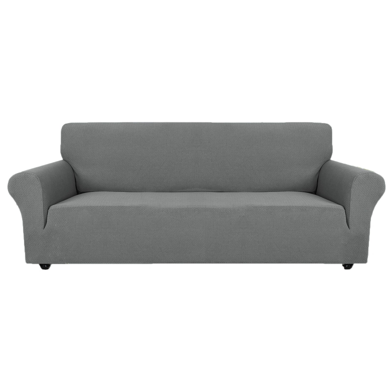 YSTYLE 4 Seater Sofa Cover – Stretch Jacquard, Anti-Slip, Cat-Proof, Washable, Full Cover-Knot