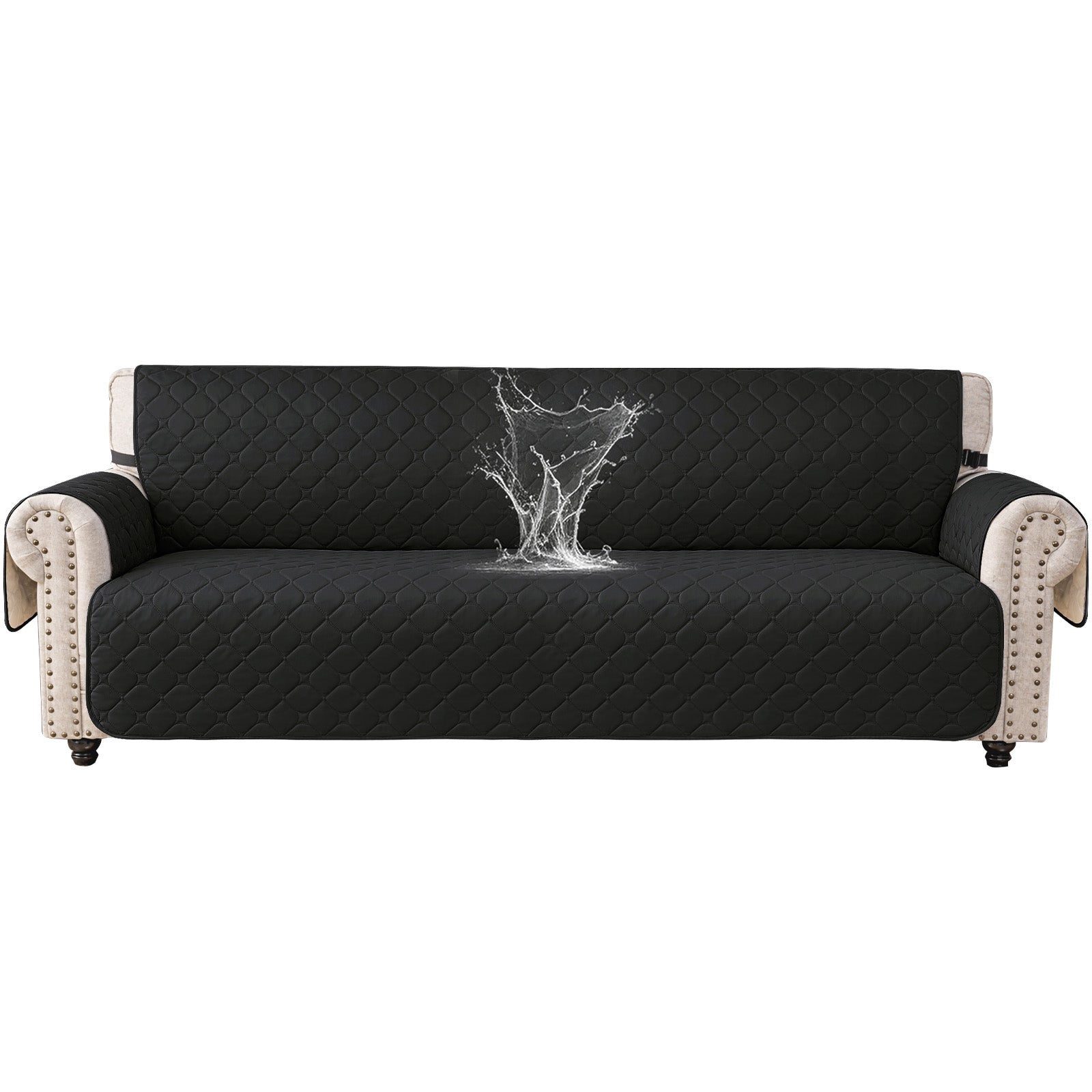 YSTYLE imperméable canapé 4 places Armchair couverture with Pockets Non Slip