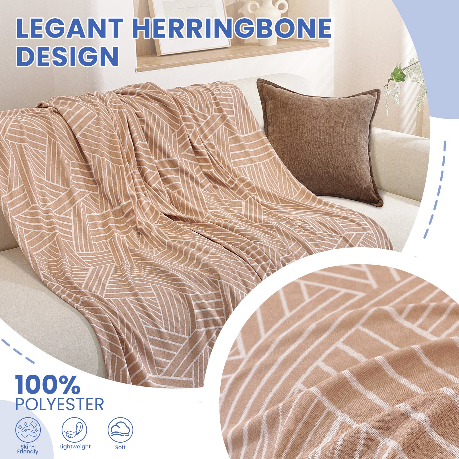 Ystyle Sofa Cover 180x280 CM, Non-Slip Full Sofa Protector, Cat Scratch-Resistant Sofa Cover, Washable Stain-Proof Sofa Slipcover, Ideal as Decorative Throw or Picnic Blanket