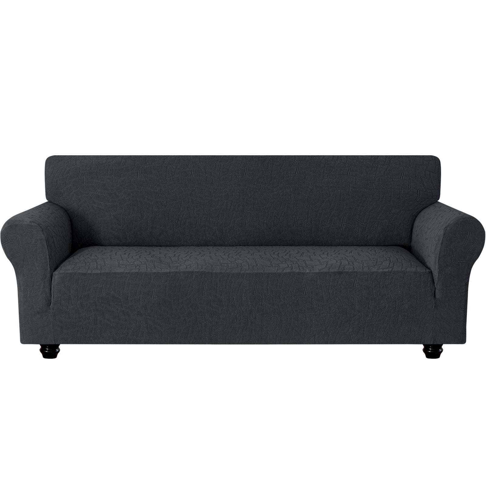 Ystyle Stretch 4 Seater Sofa Cover Jacquard Geometric Pattern-YSTYLE