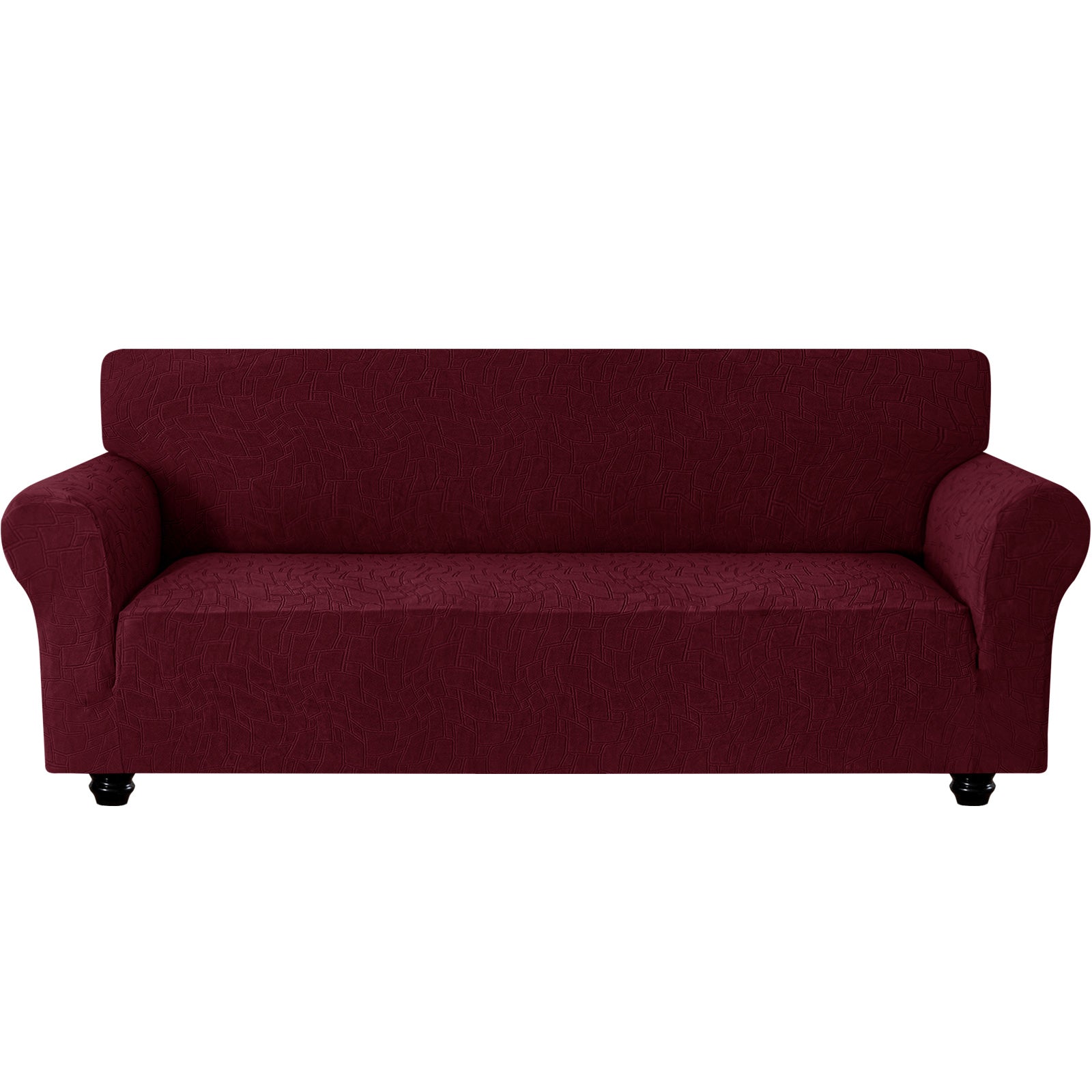 Ystyle Stretch 4 Seater Sofa Cover Jacquard Geometric Pattern-YSTYLE