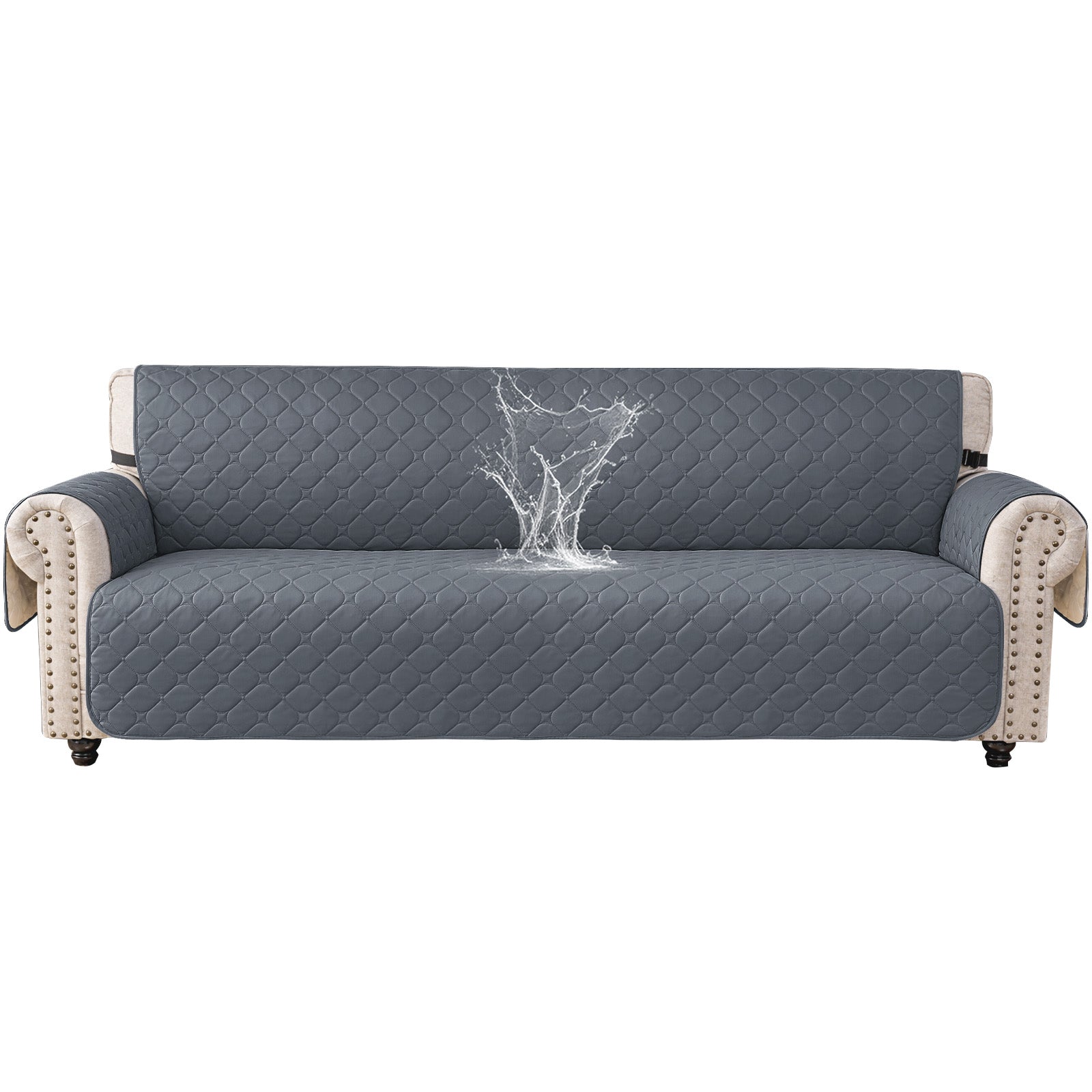 YSTYLE imperméable canapé 4 places Armchair couverture with Pockets Non Slip
