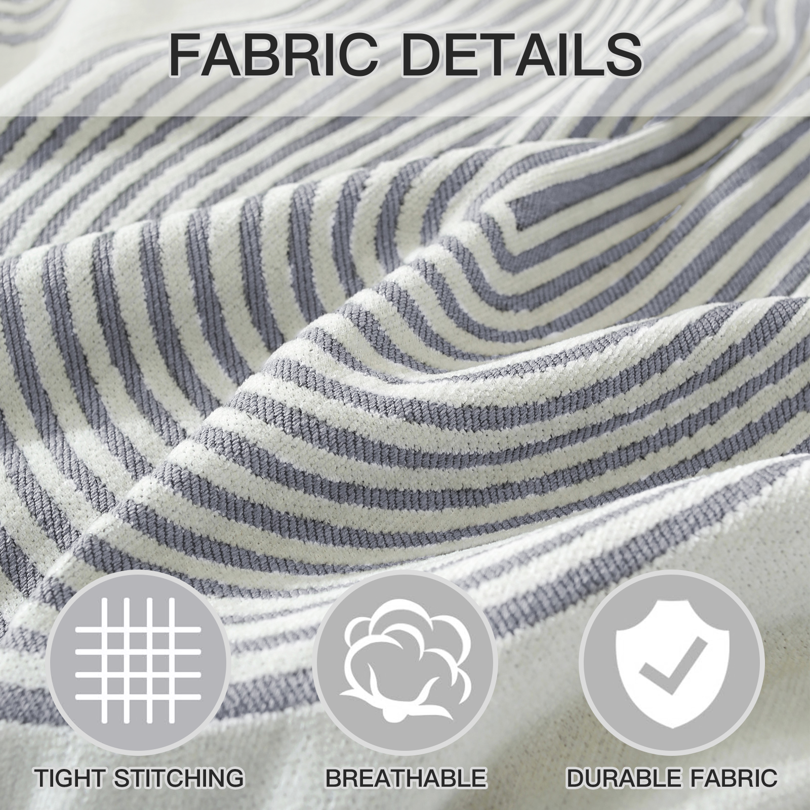 YSTYLE 1 Seater canapé Blanket Anti-Dust, Easy Care, Decorative Throw,Semi-Circular