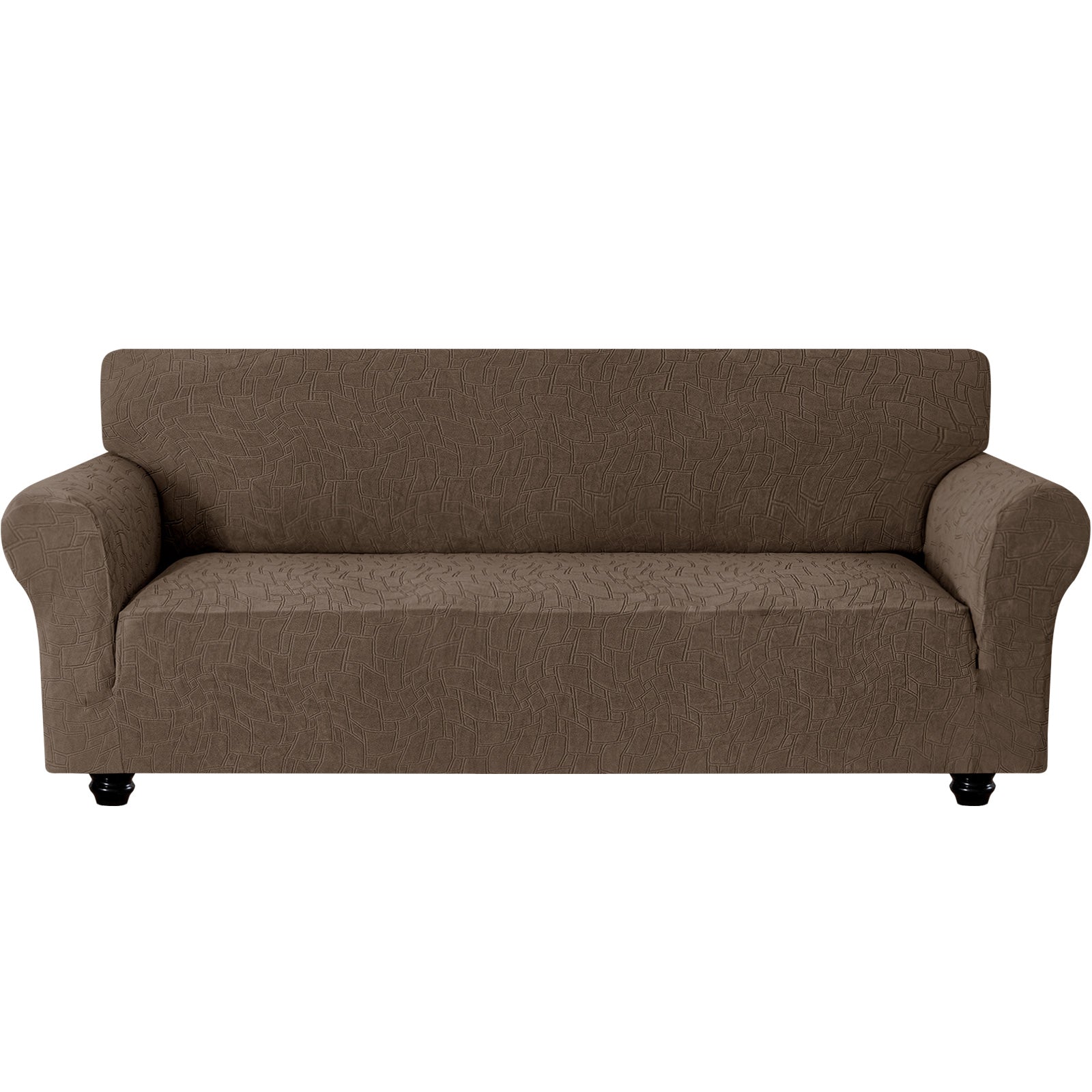 Ystyle Stretch 4 Seater Sofa Cover Jacquard Geometric Pattern-YSTYLE