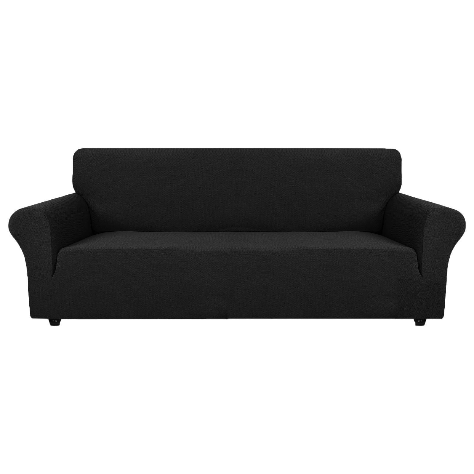 YSTYLE 4 Seater Sofa Cover – Stretch Jacquard, Anti-Slip, Cat-Proof, Washable, Full Cover-Knot