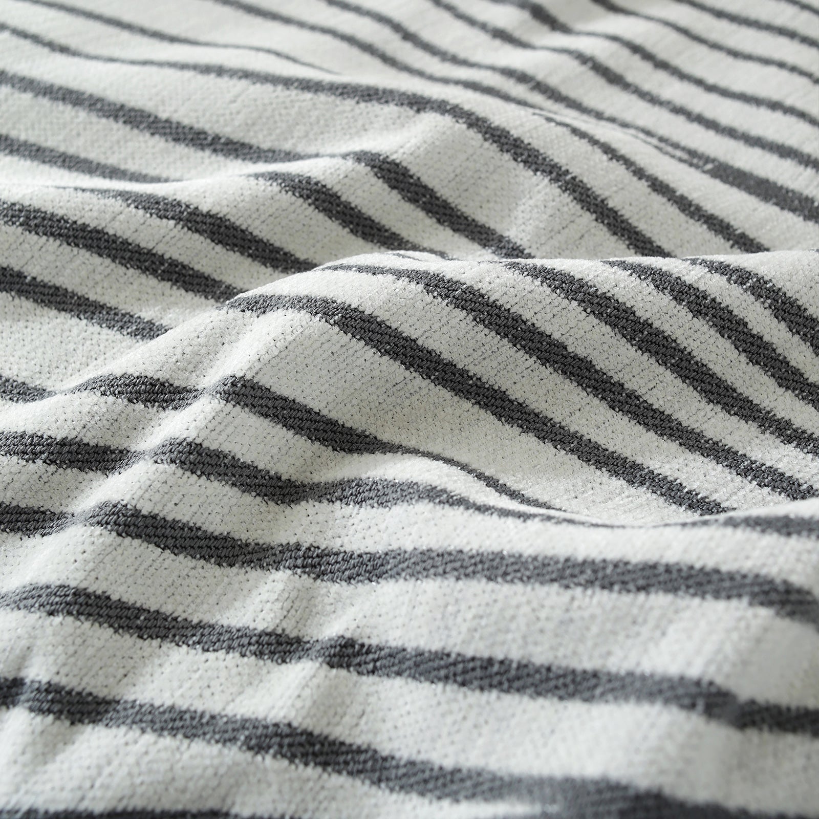 YSTYLE 1 Seater Sofa Blanket ,Soft Polyester, Washable, Multi-Purpose Use-Line Wave