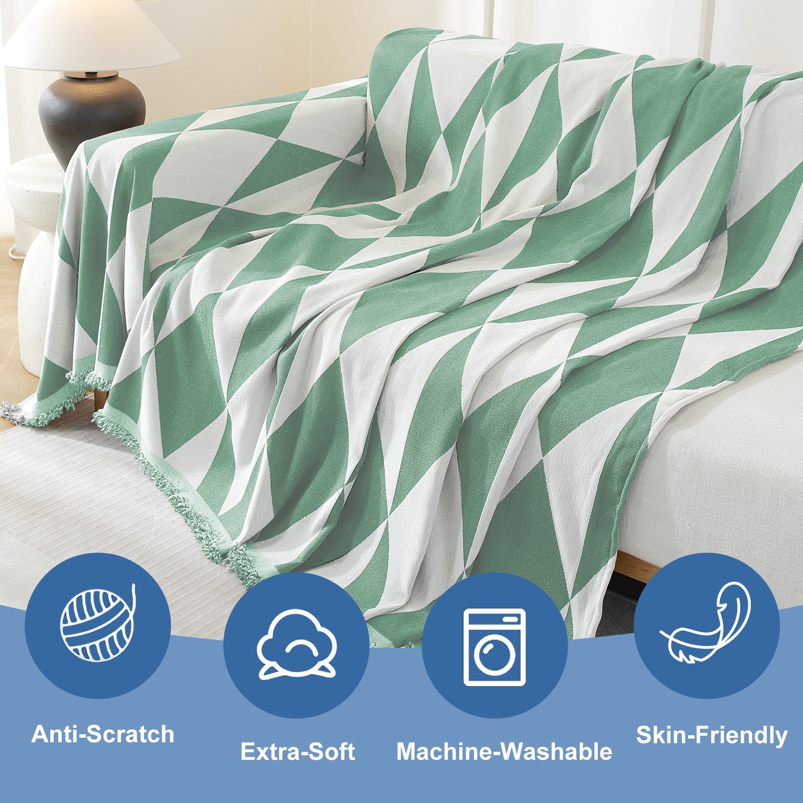 YSTYLE Universal 2 Seater canapé couverture Throw 180x280CM Anti-Scratch