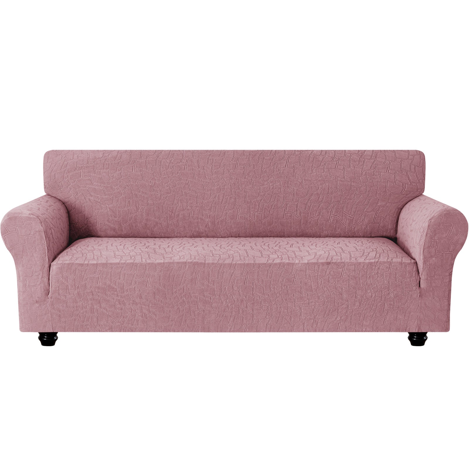 Ystyle Stretch 4 Seater Sofa Cover Jacquard Geometric Pattern-YSTYLE