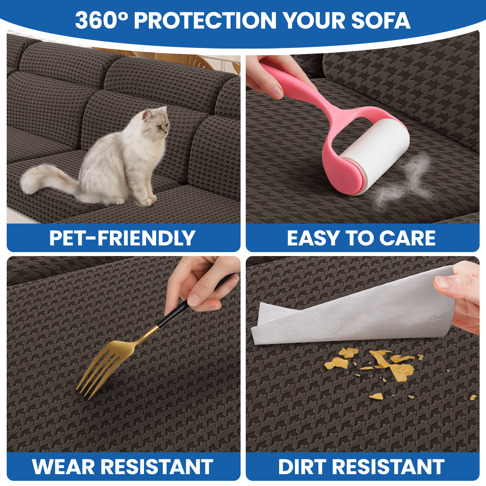 Ystyle Stretch Sofa Seat Cover 3 Seater New Pattern-YSTYLE