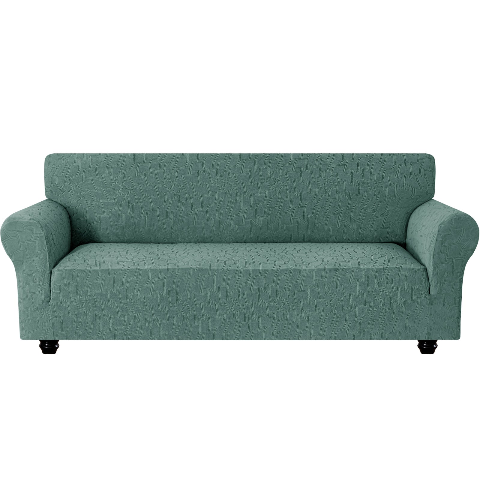 Ystyle Stretch 4 Seater Sofa Cover Jacquard Geometric Pattern-YSTYLE
