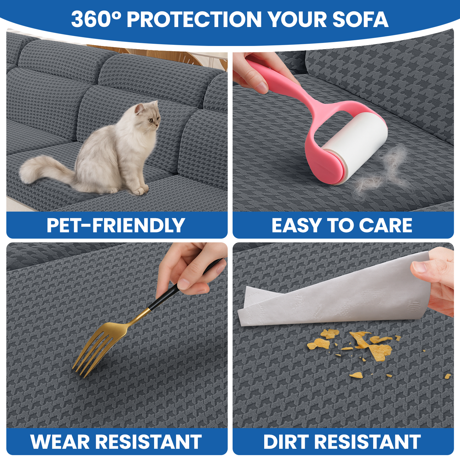 Ystyle Stretch Sofa Seat Cover 3 Seater New Pattern-YSTYLE