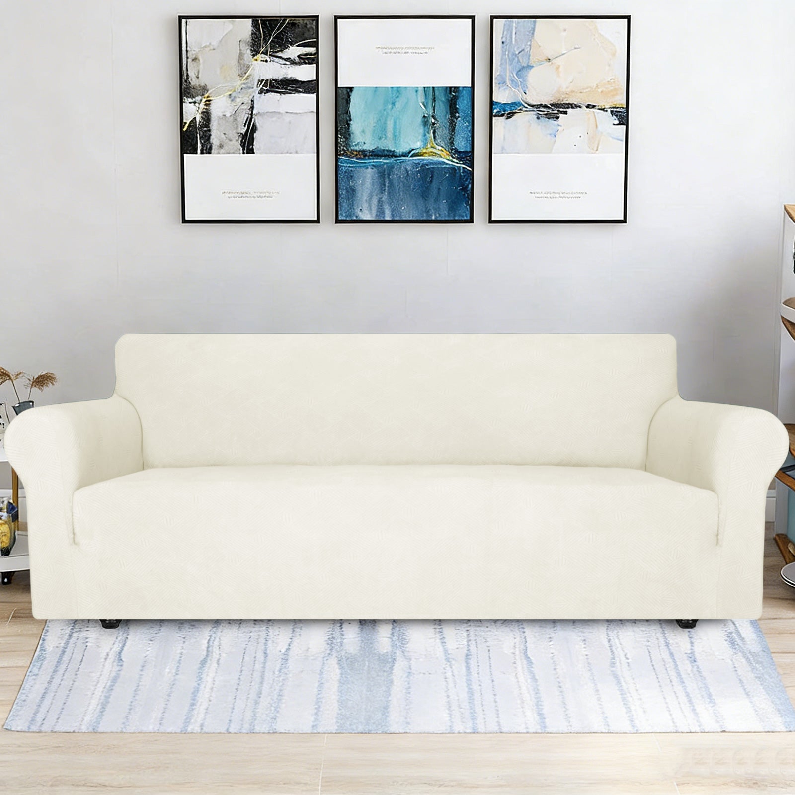 YSTYLE High Stretch 4 Seater Sofa Cover Anti Slip Washable-YSTYLE