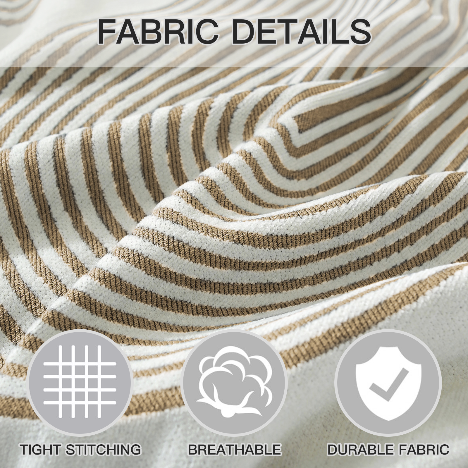 YSTYLE lavable couverture de canapé 4 places Throw 180x380CM Soft