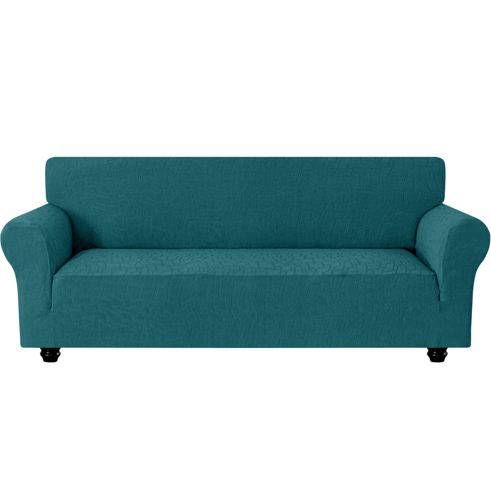 Ystyle Stretch 4 Seater Sofa Cover Jacquard Geometric Pattern-YSTYLE
