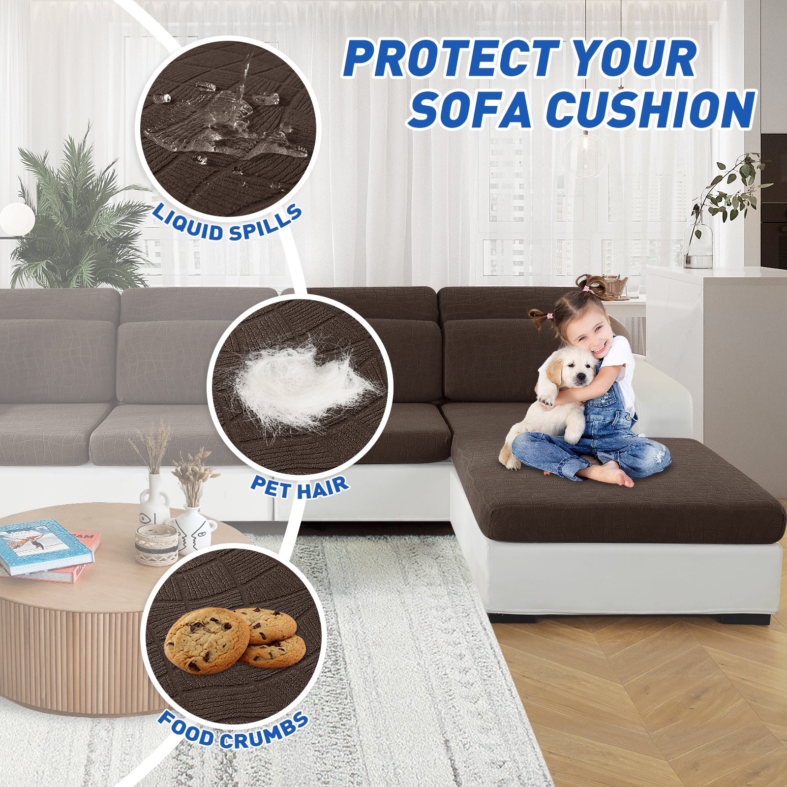 Copertura impermeabile e stretch per sedile del divano 1 posto Geometrica | YSTYLE