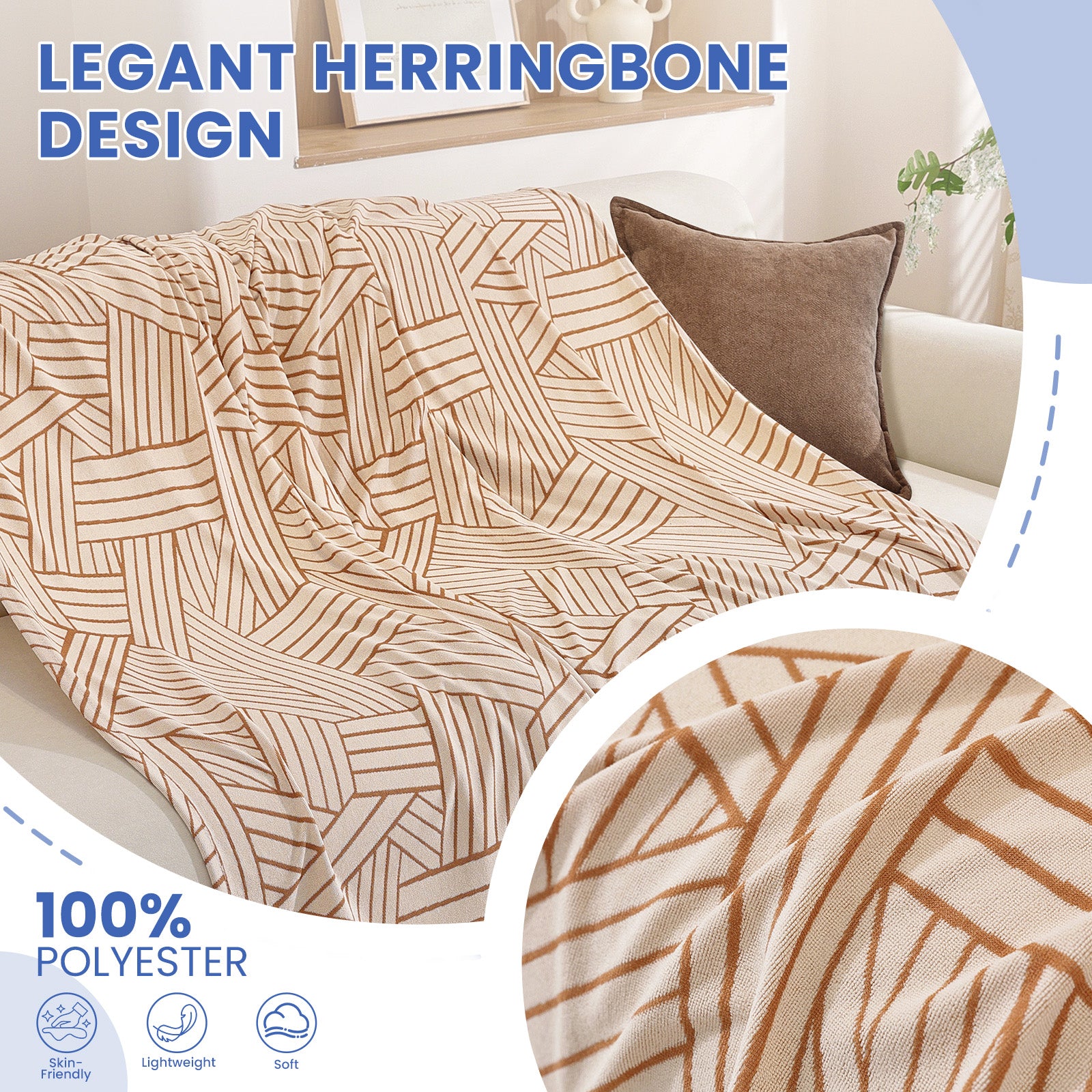 Ystyle Sofa Cover 180x280 CM, Non-Slip Full Sofa Protector, Cat Scratch-Resistant Sofa Cover, Washable Stain-Proof Sofa Slipcover, Ideal as Decorative Throw or Picnic Blanket