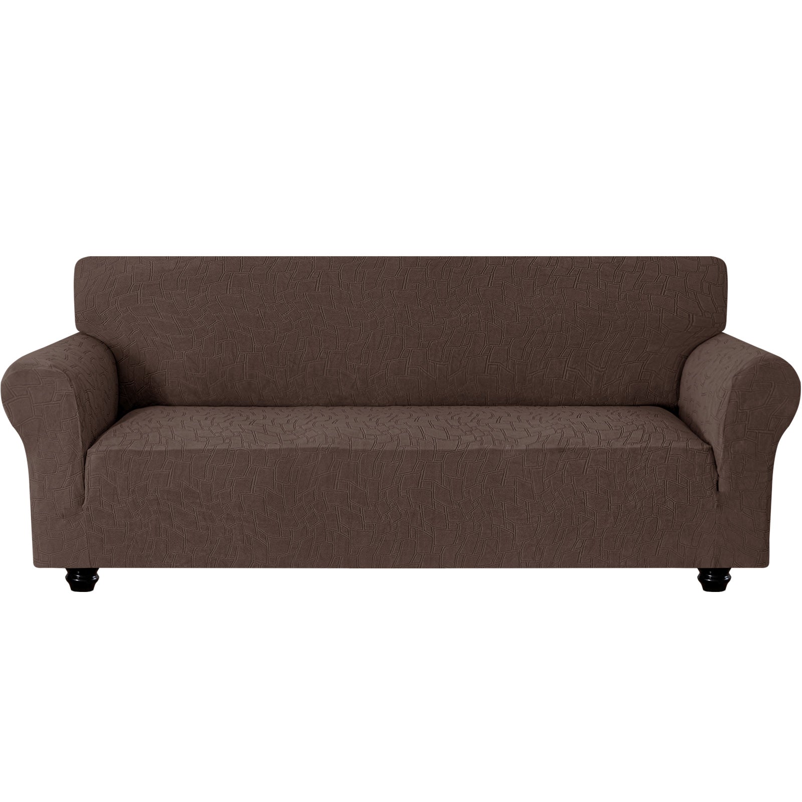 Ystyle Stretch 4 Seater Sofa Cover Jacquard Geometric Pattern-YSTYLE