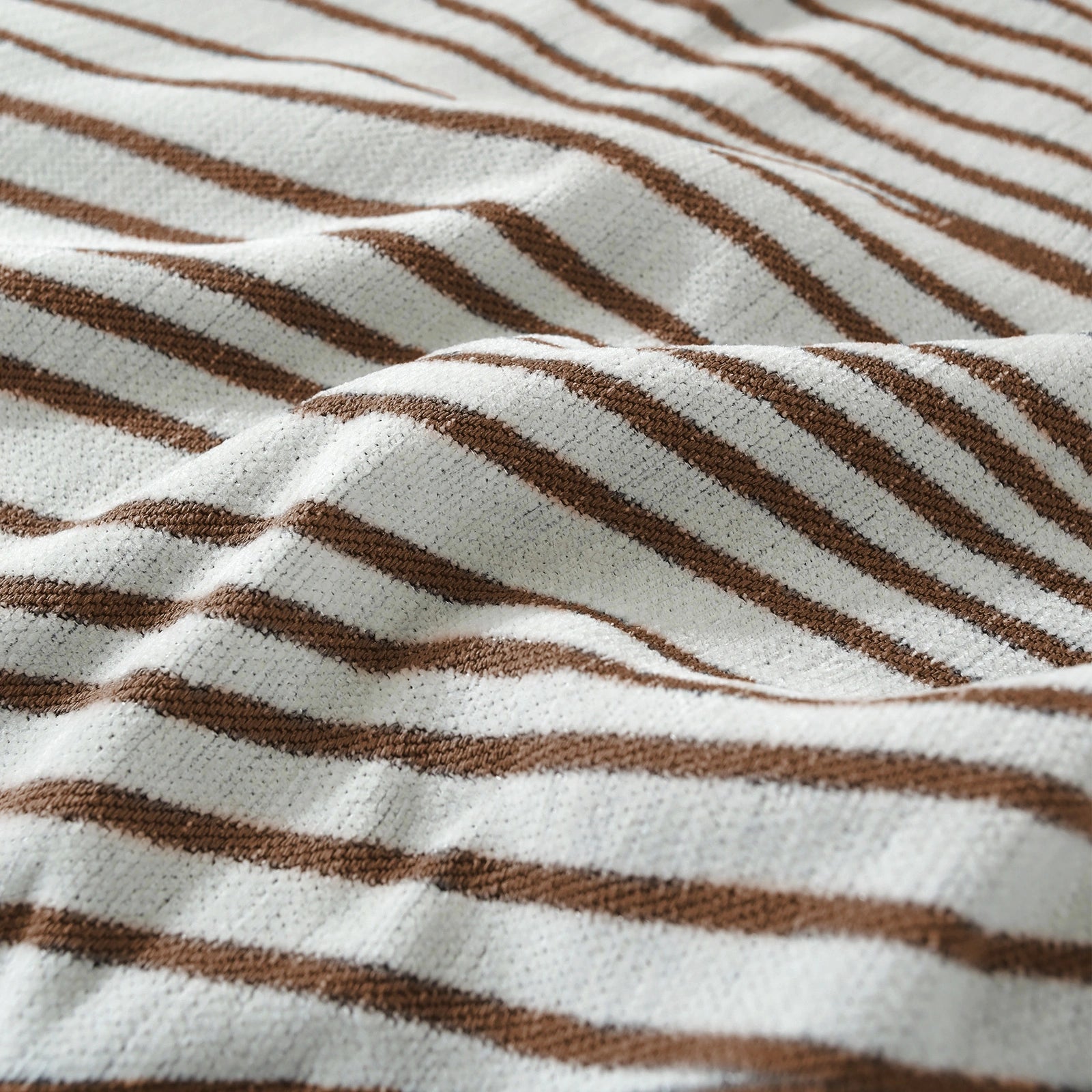 YSTYLE 1 Seater Sofa Blanket ,Soft Polyester, Washable, Multi-Purpose Use-Line Wave