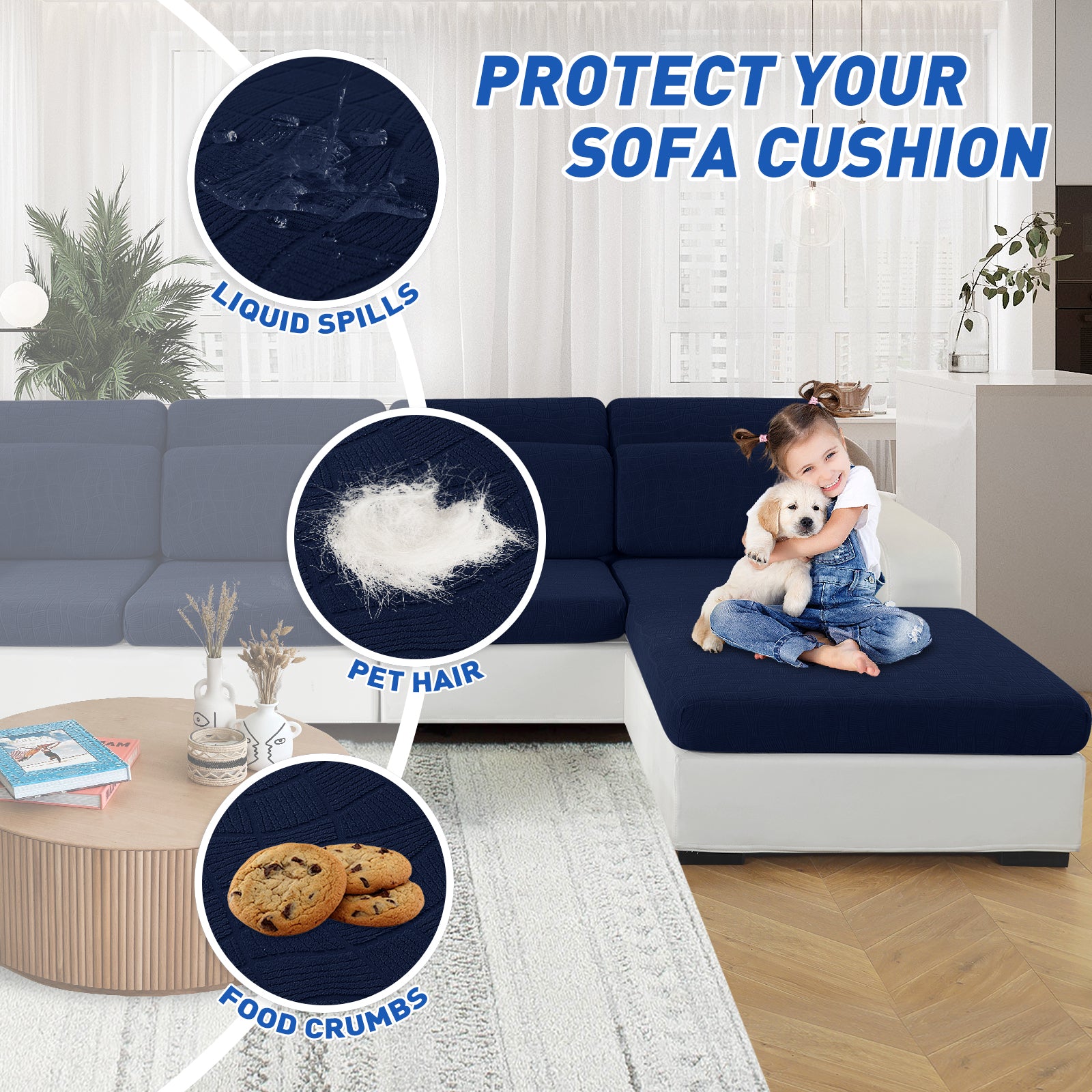 Copertura impermeabile e stretch per sedile del divano 1 posto Geometrica | YSTYLE