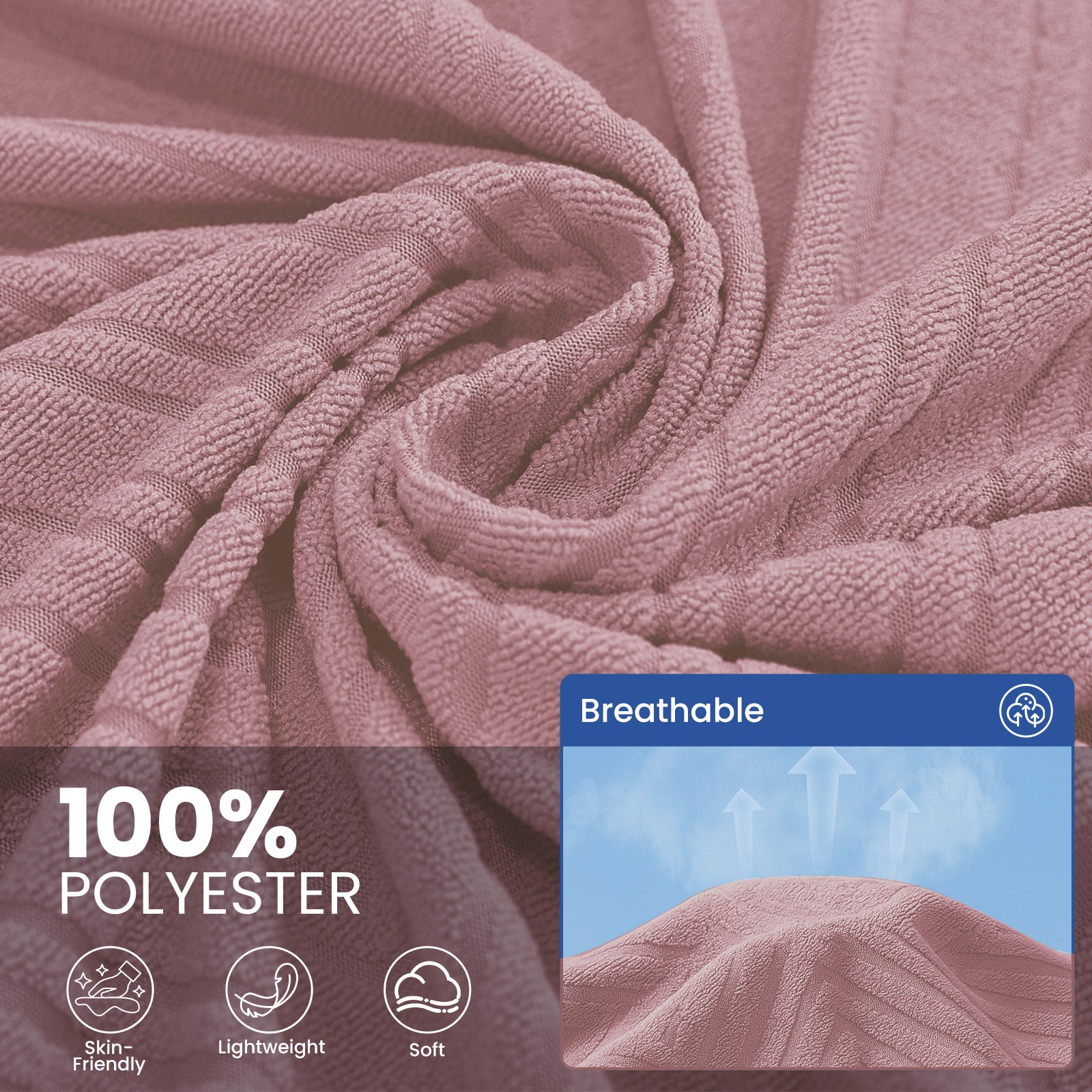 Ystyle 3 Seater Sofa Cover, 180x340 cm, Anti-Claw Protection, Soft Universal Sofa Cover, Anti-Dust, Large Size Modern Washable Sofa Throw