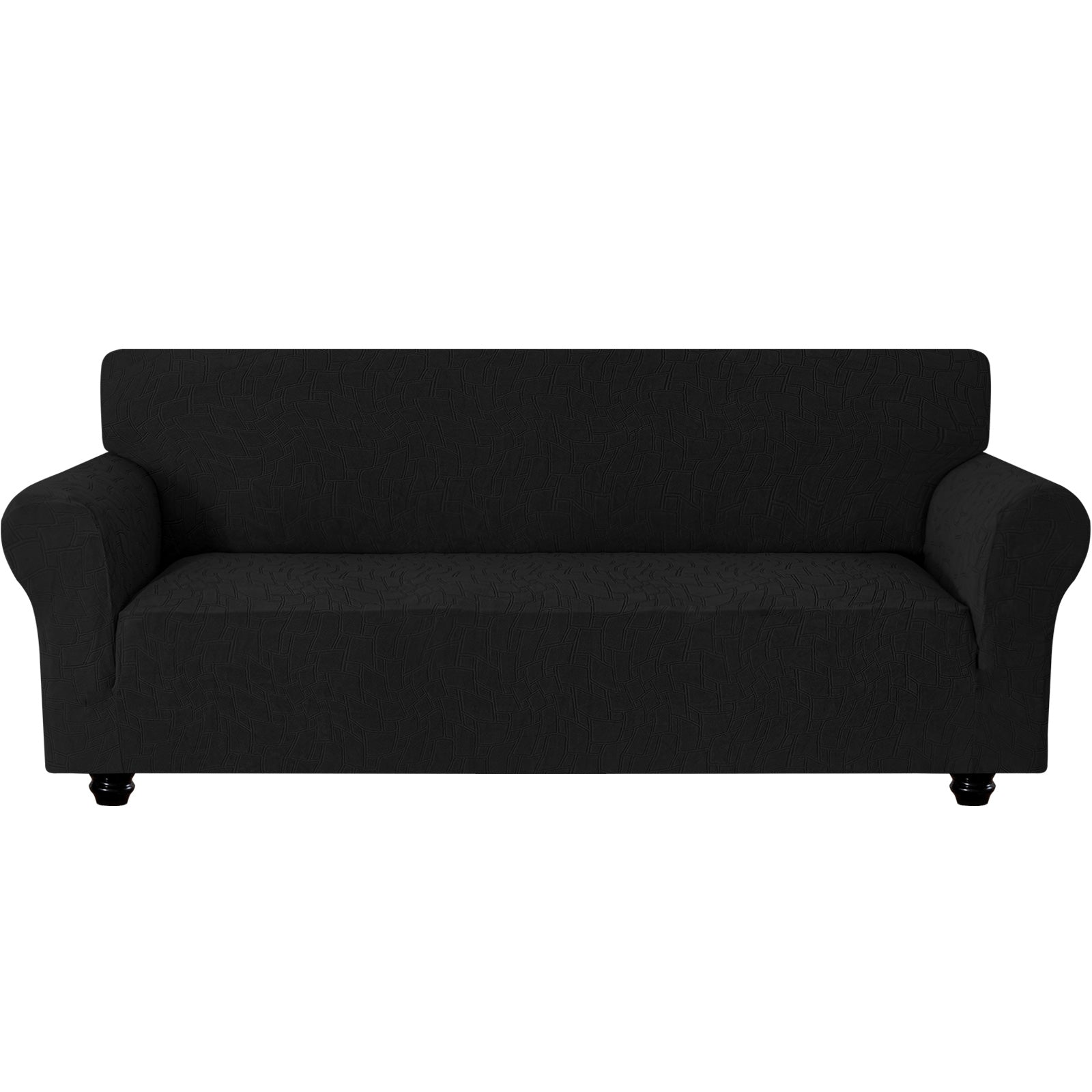 Ystyle Stretch 4 Seater Sofa Cover Jacquard Geometric Pattern-YSTYLE