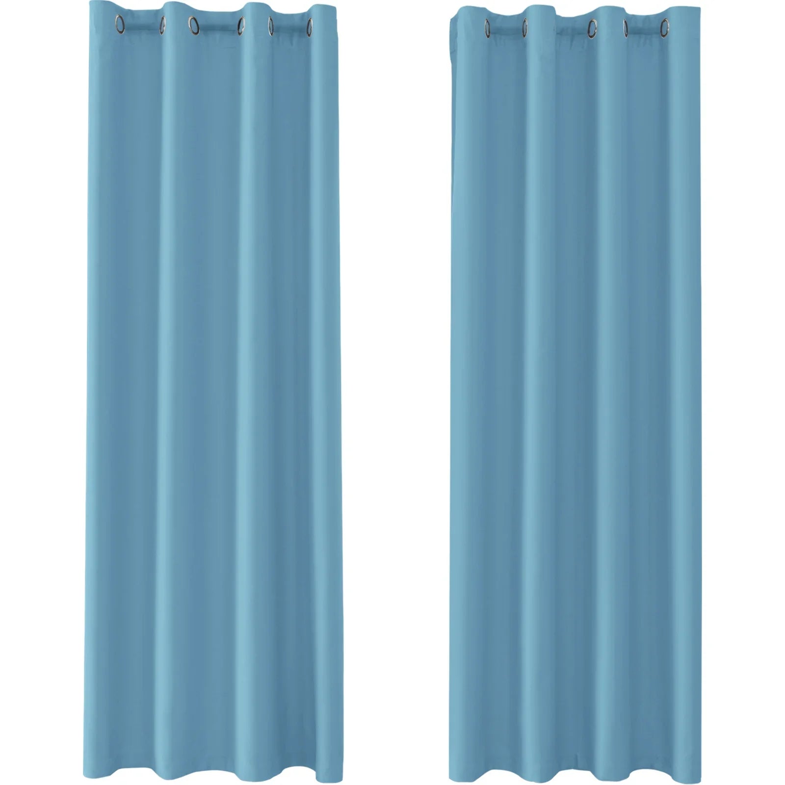 YSTYLE 2 Pieces Waterproof Blackout Curtains Thermal Insulated-YSTYLE