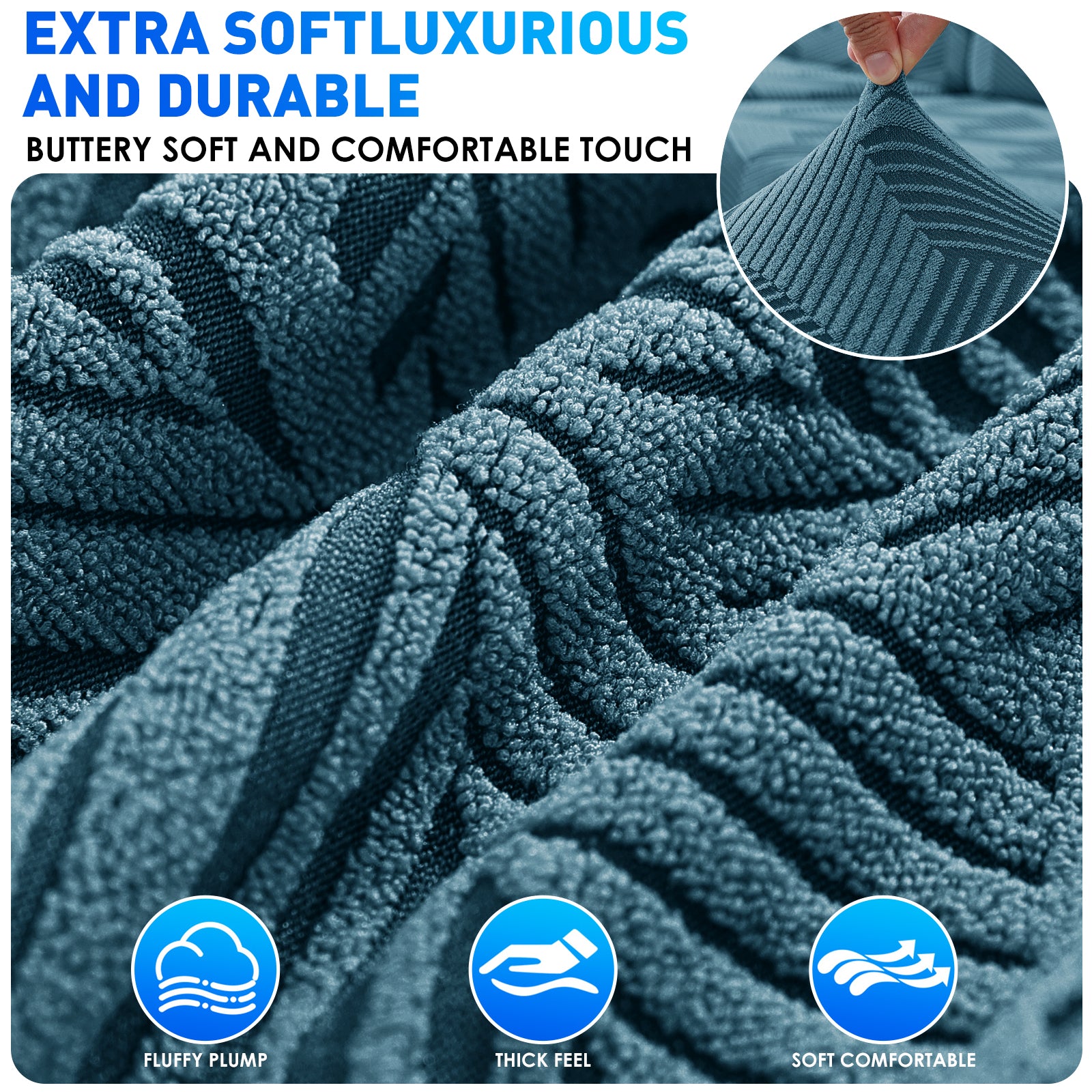 Ystyle 6-Piece Chair Covers with Backrest, Universal Kitchen Chair Covers, Removable Elastic Dining Chair Slipcovers, Stain-Resistant Chair Protectors, Washable, for Kitchen and Living Room