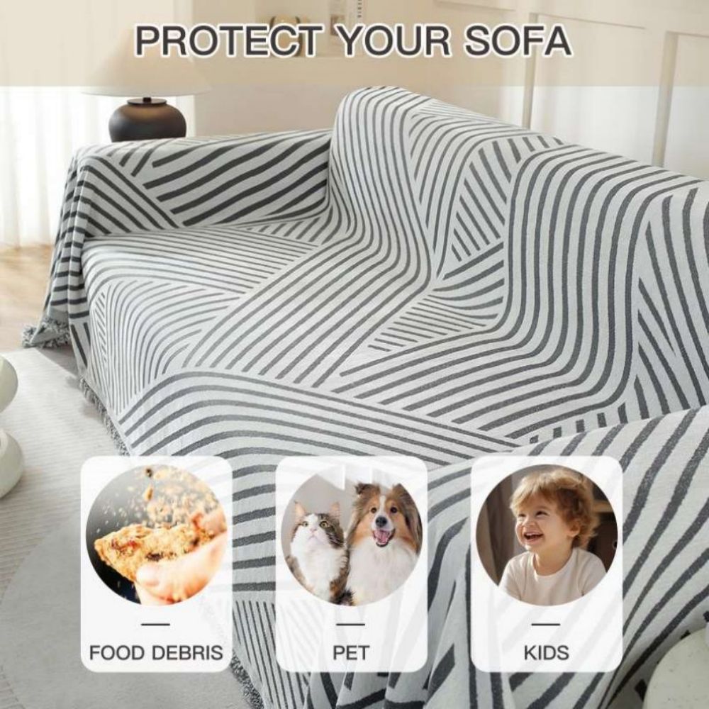 YSTYLE 2 Seater canapé couverture Throw 180x280CM Stain Resistant