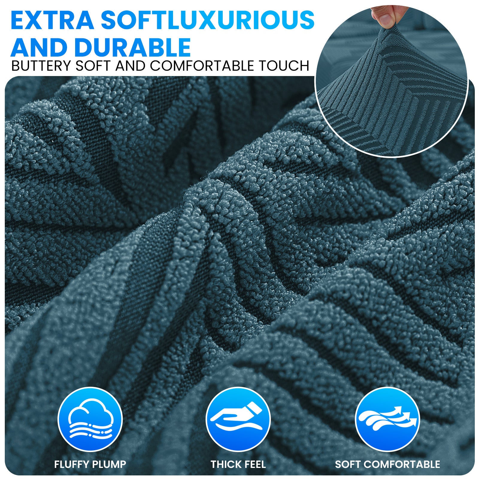 Ystyle Universal 3-Seater L-Shaped Sofa Stretch Sofa Cushion Cover-YSTYLE