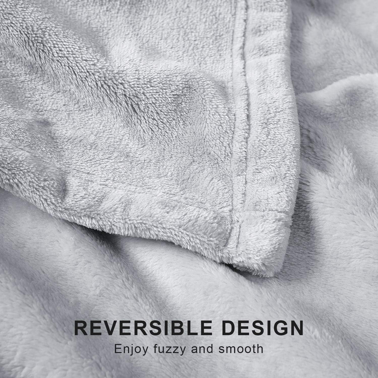 YSTYLE Soft Flannel Fleece Twin Blanket Plush Throw 160 x 200 CM