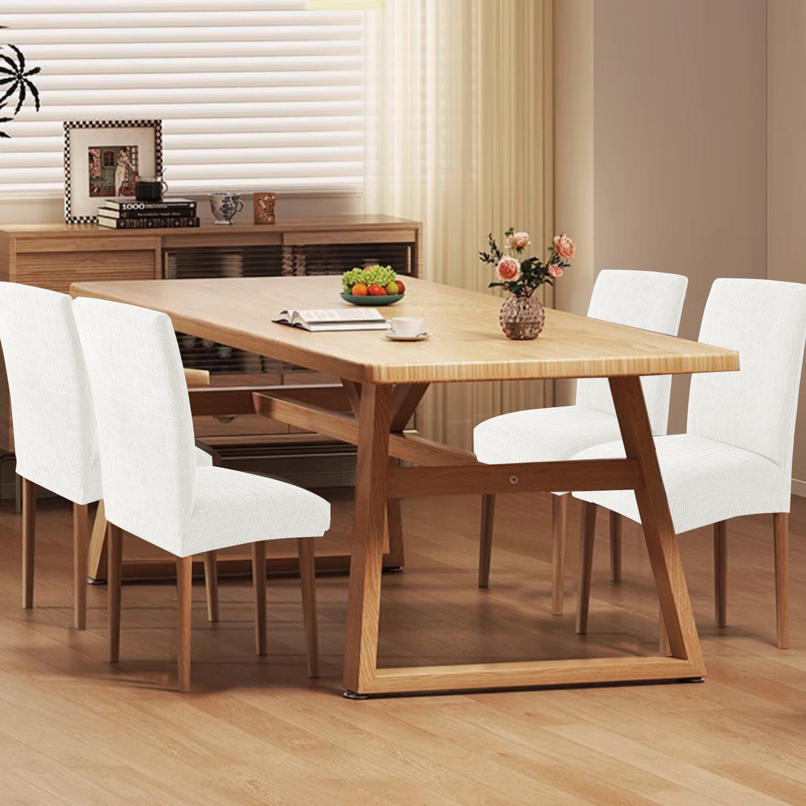 YSTYLE 6 pezzi di coprisedie universali elastici con schienale