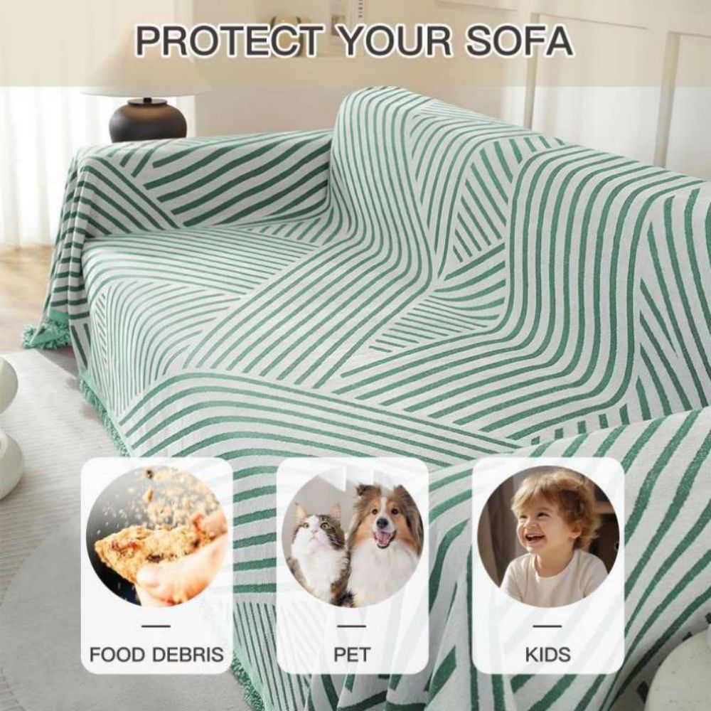 YSTYLE 2 Seater canapé couverture Throw 180x280CM Stain Resistant