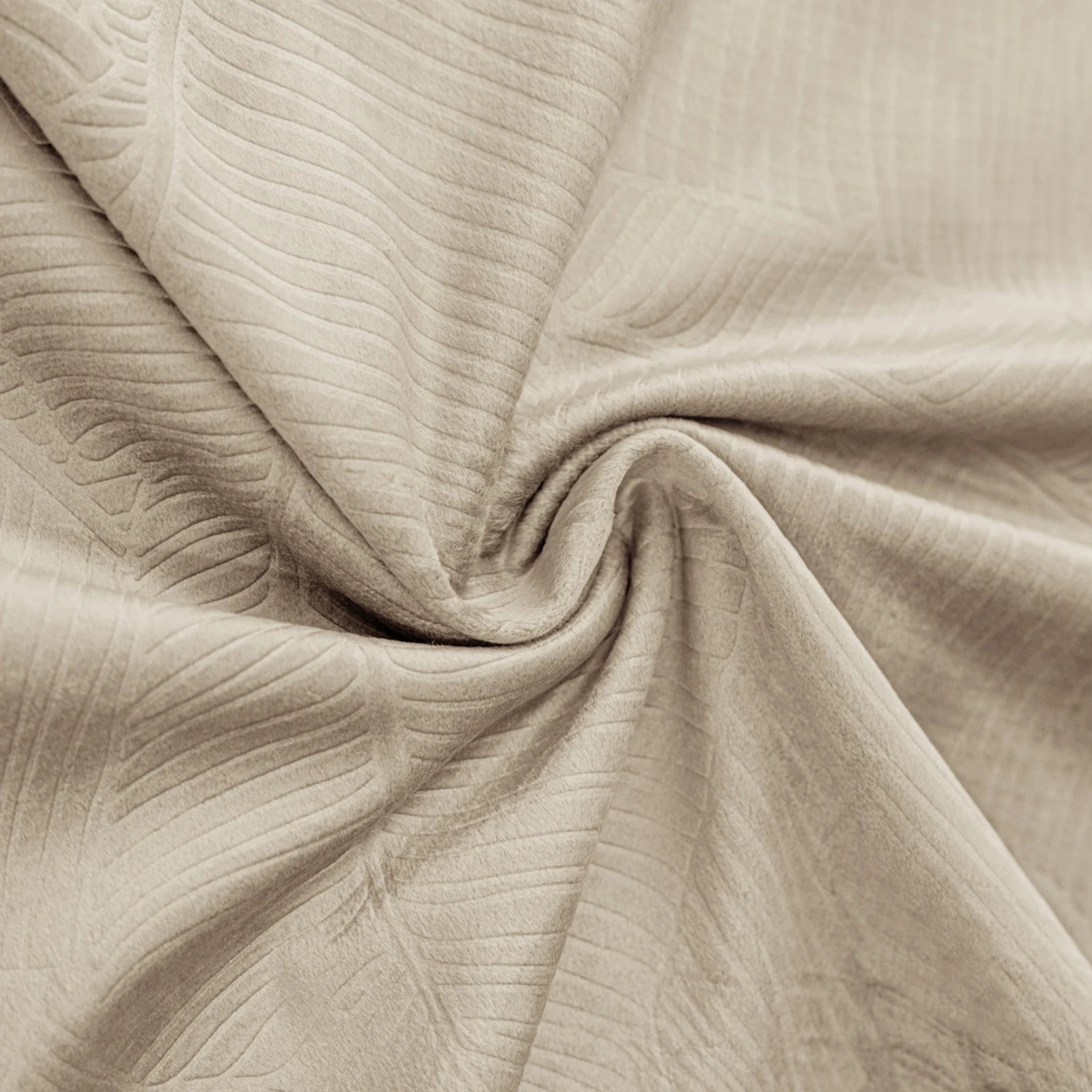 YSTYLE Velvet Sofa Cushion Covers, Decorative Throw Pillow Covers, 2 pcs, Hidden Zipper-Leaf Shape