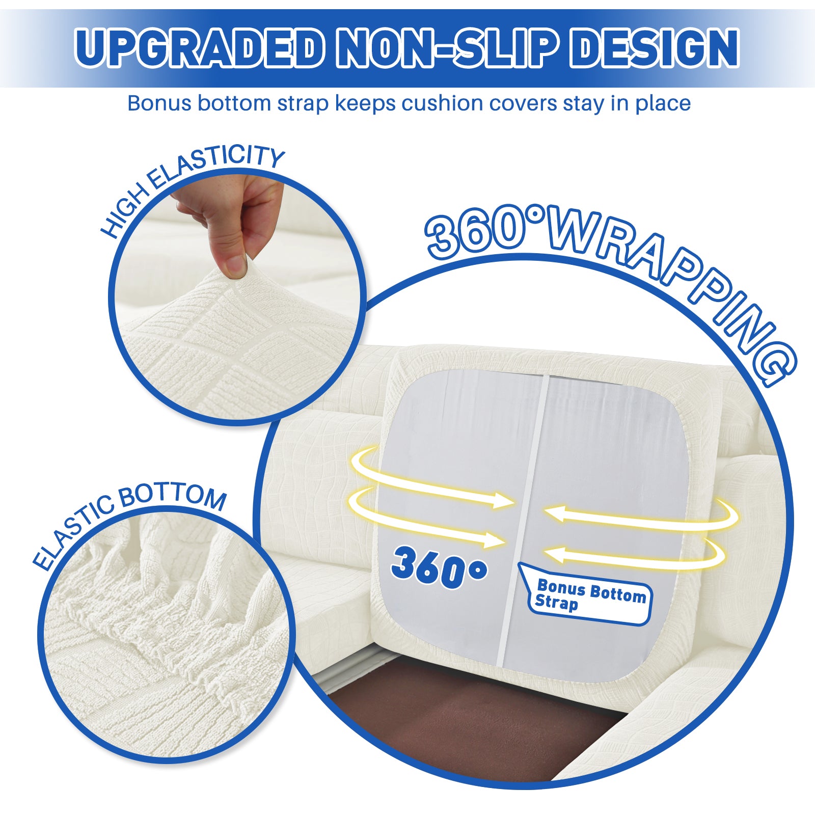 Copertura impermeabile e stretch per sedile del divano 1 posto Geometrica | YSTYLE