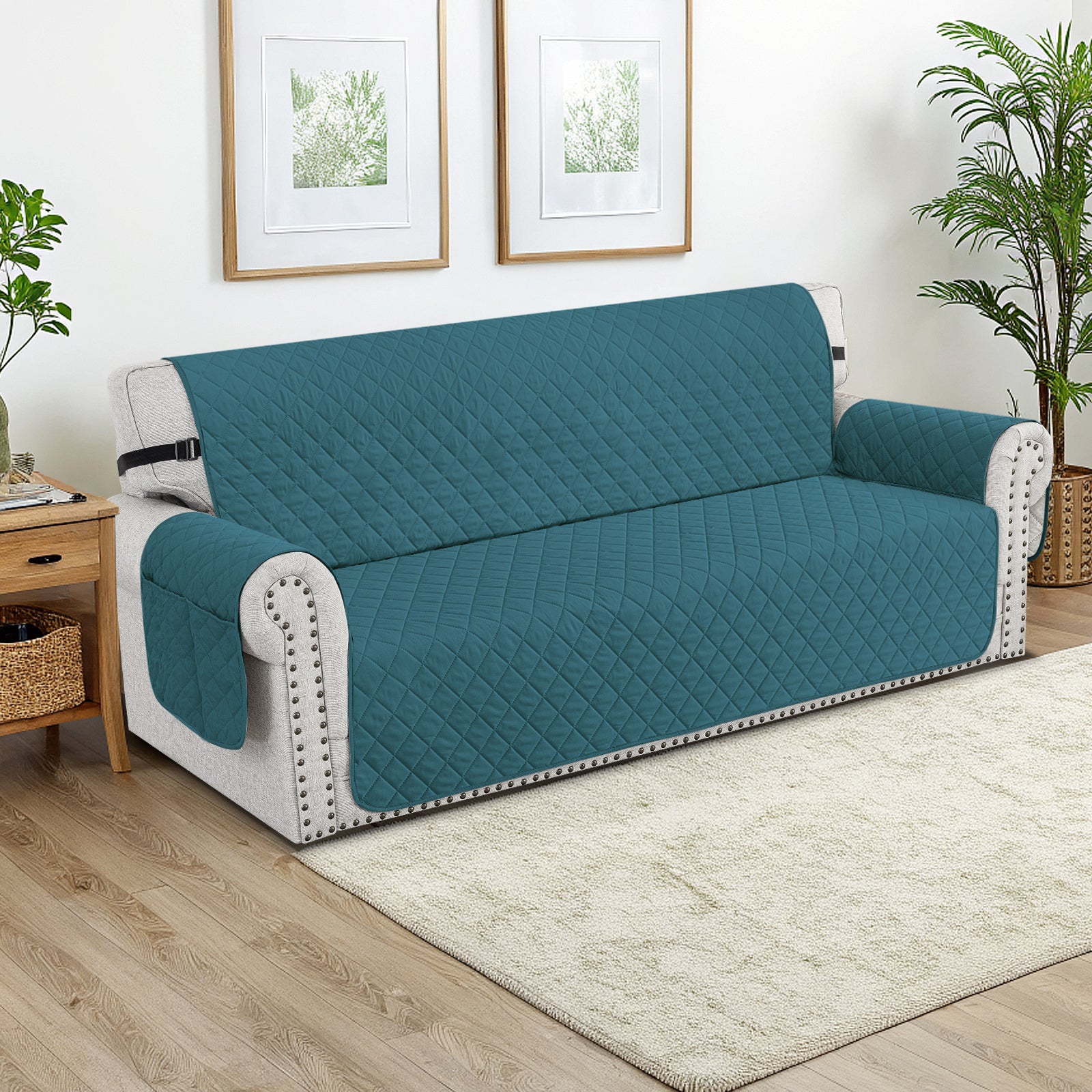 Ystyle Waterproof 4 Seater Sofa Cover with Armrests Anti-Slip-YSTYLE