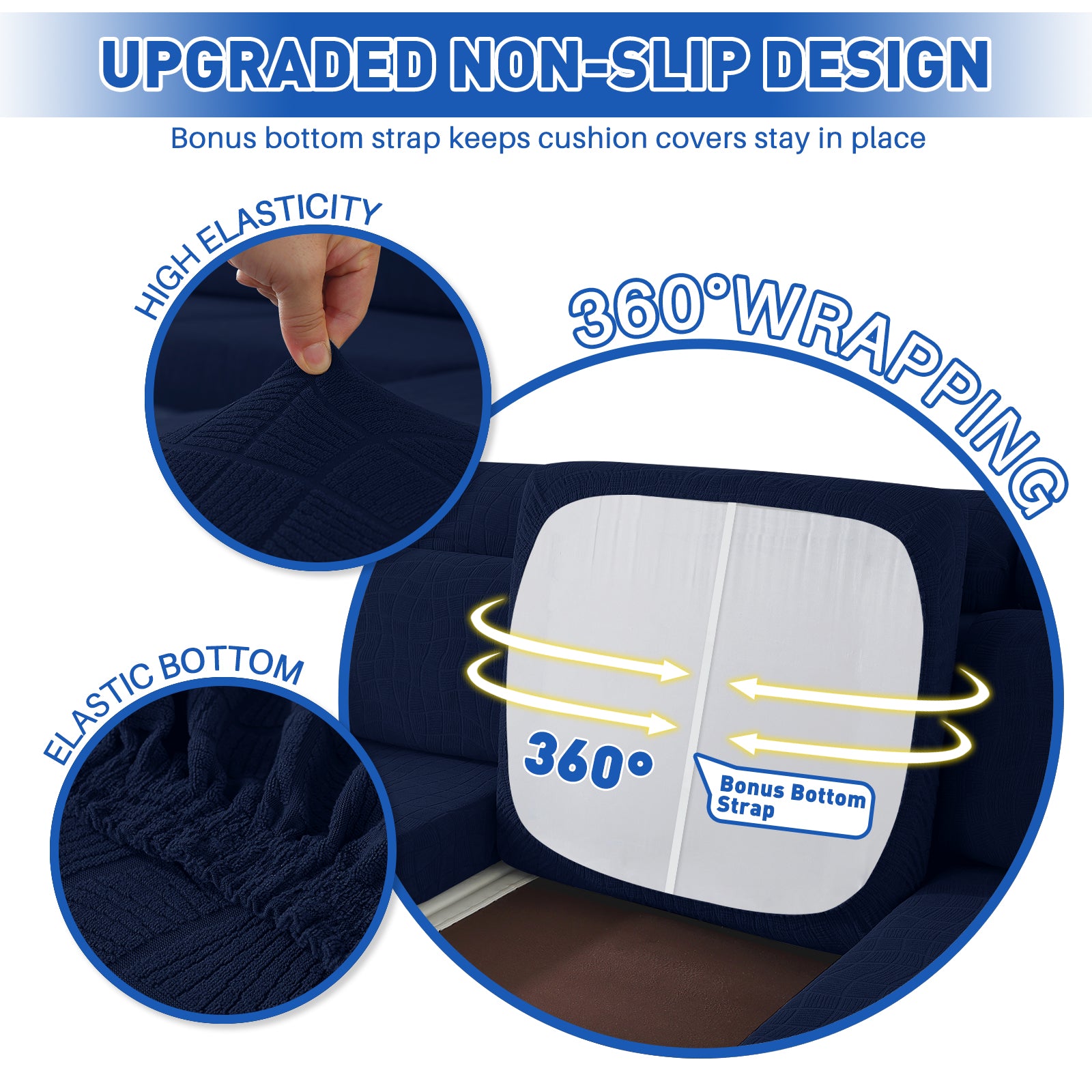 Copertura impermeabile e stretch per sedile del divano 1 posto Geometrica | YSTYLE