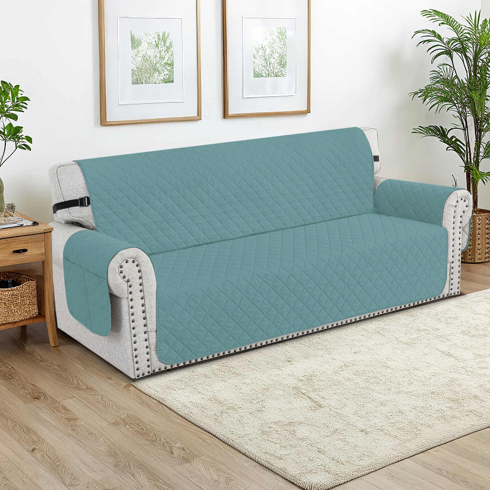 Ystyle Waterproof 4 Seater Sofa Cover with Armrests Anti-Slip-YSTYLE