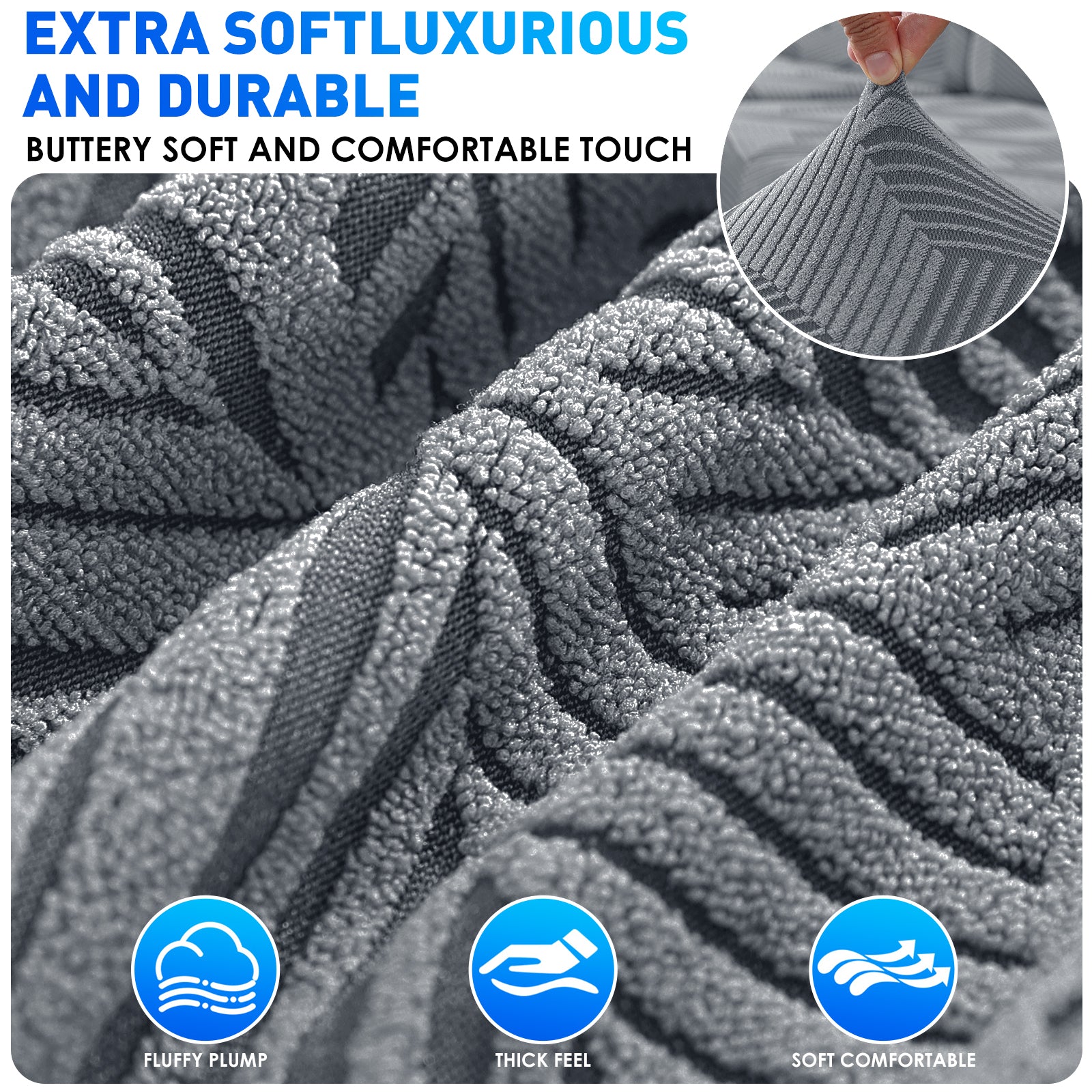 Ystyle 6 Pieces Stretch Chair Covers with Backrest Universal-YSTYLE