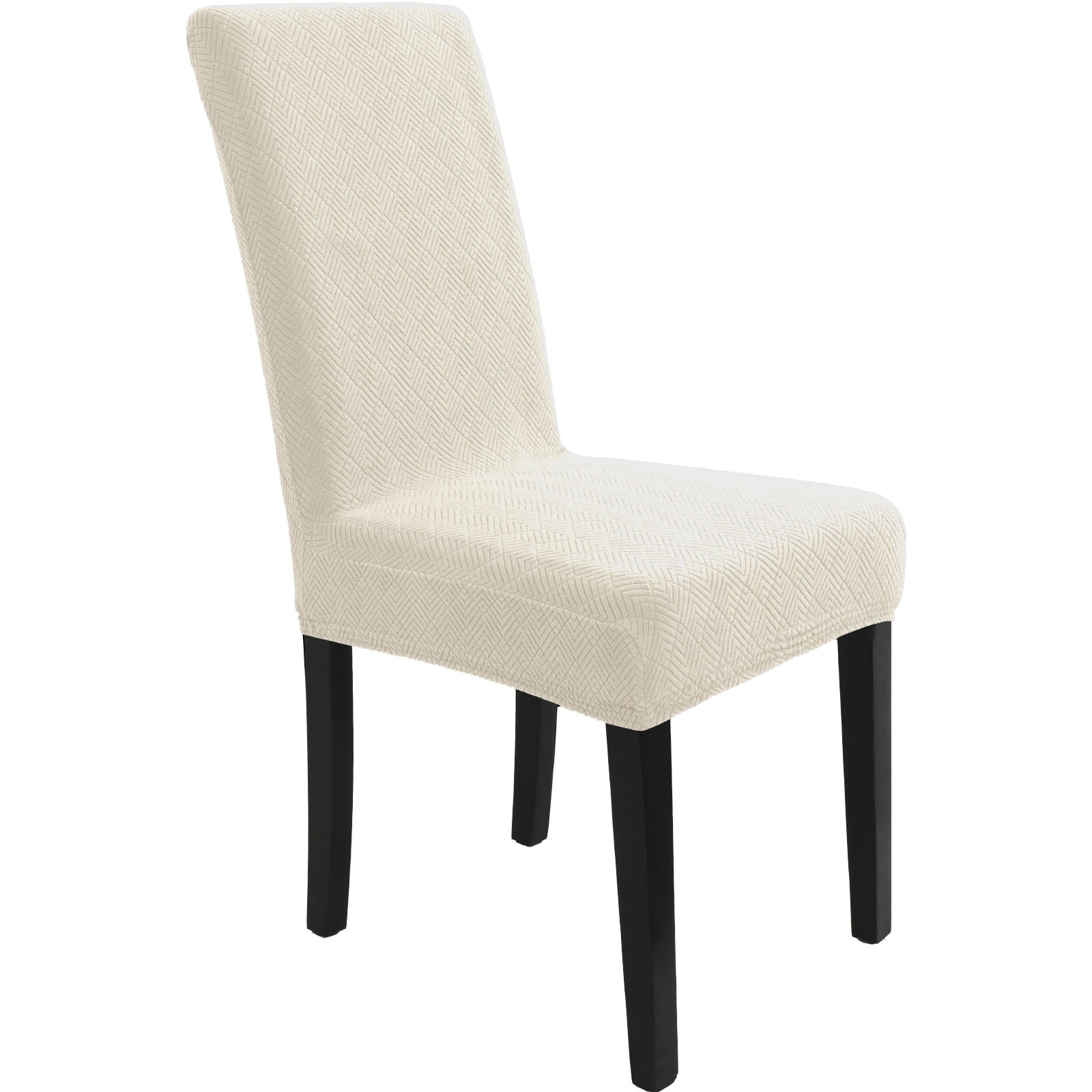 YSTYLE 2 Pieces élastique Dining Chair couvertures Diamond Jacquard