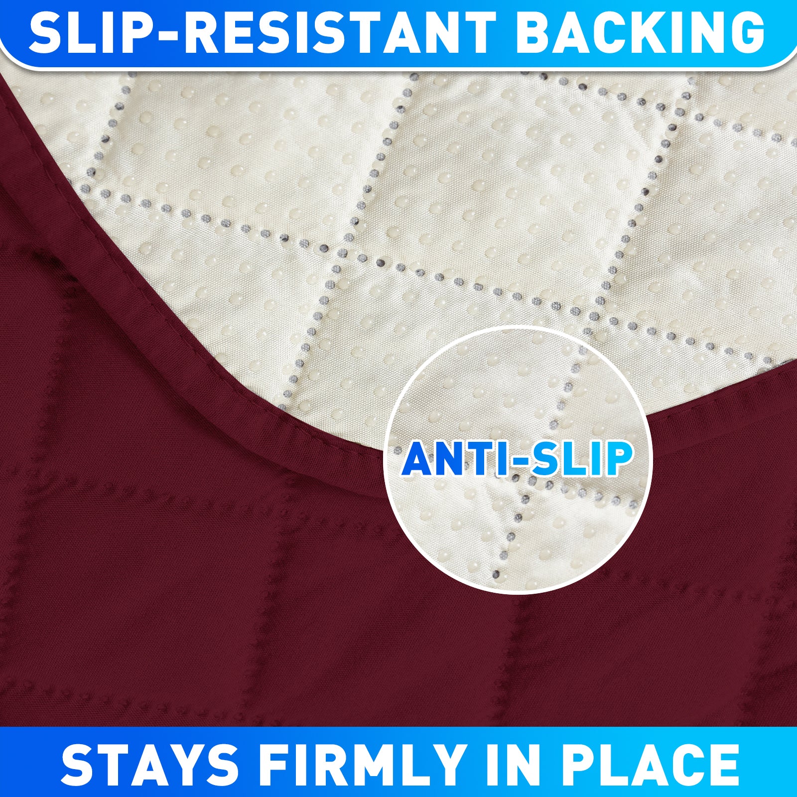 Waterproof 1 Seater Armchair Cover with Non-Slip Backing and Pockets