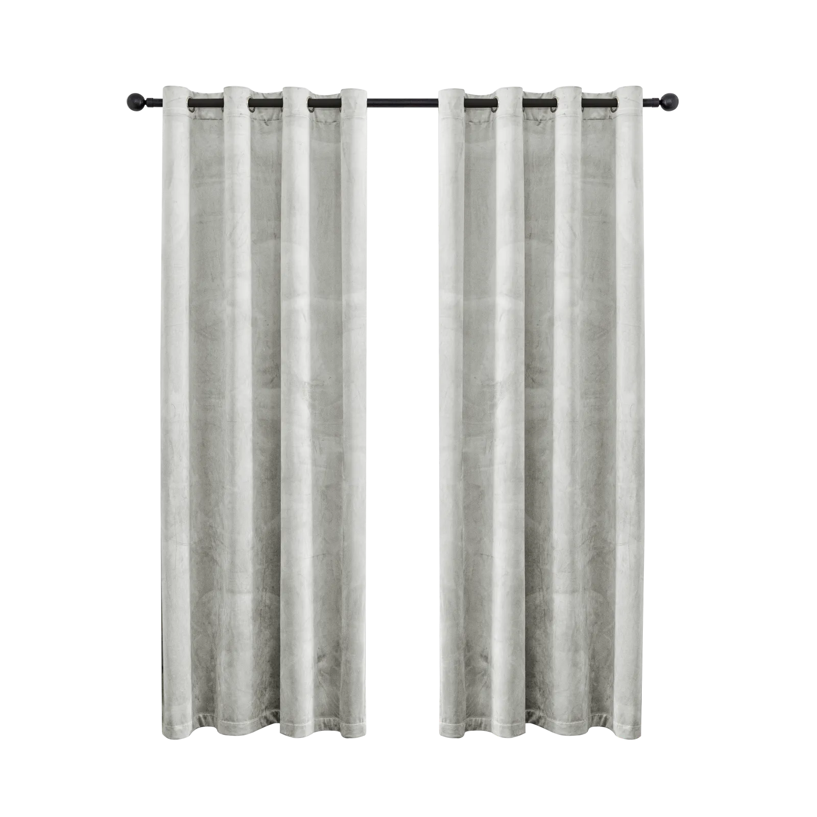 YSTYLE Elegant Velvet Curtains-2 pcs, Blackout & Heat Insulating, Eyelet Drapes for Home Windows