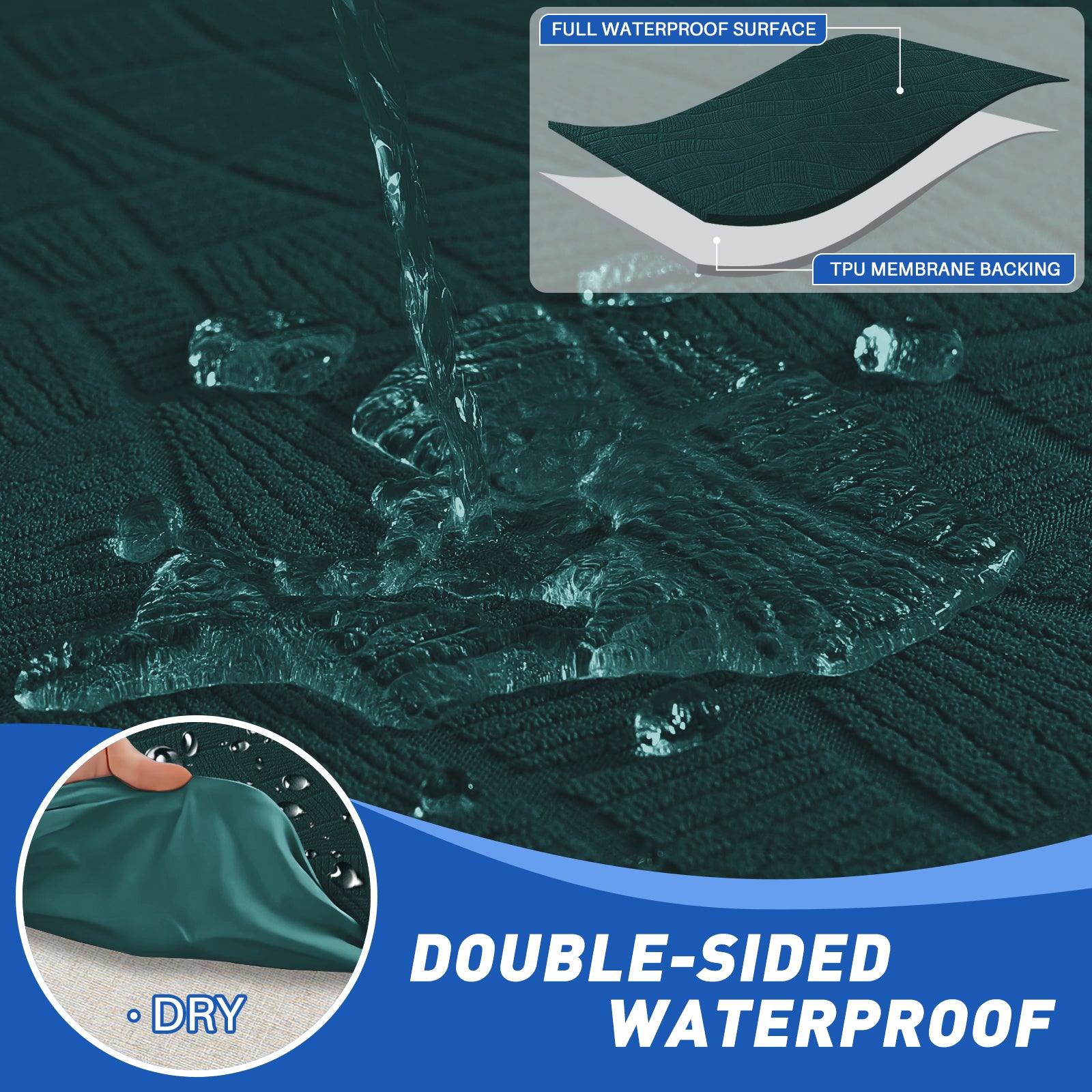 Copertura impermeabile e stretch per sedile del divano 1 posto Geometrica | YSTYLE