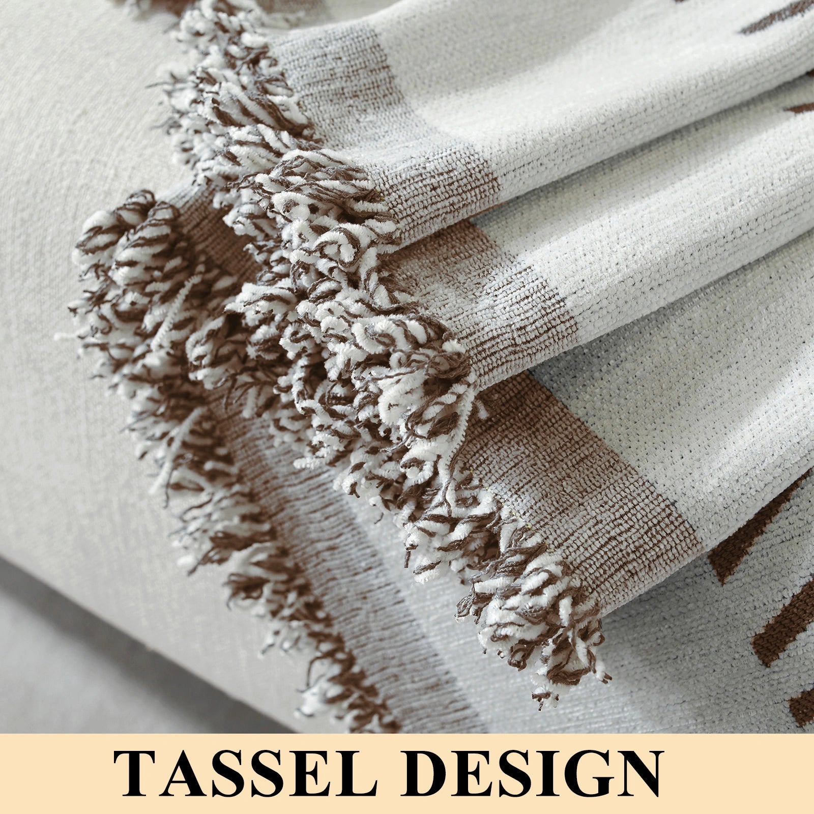 YSTYLE 1 Seater Sofa Blanket ,Soft Polyester, Washable, Multi-Purpose Use-Line Wave