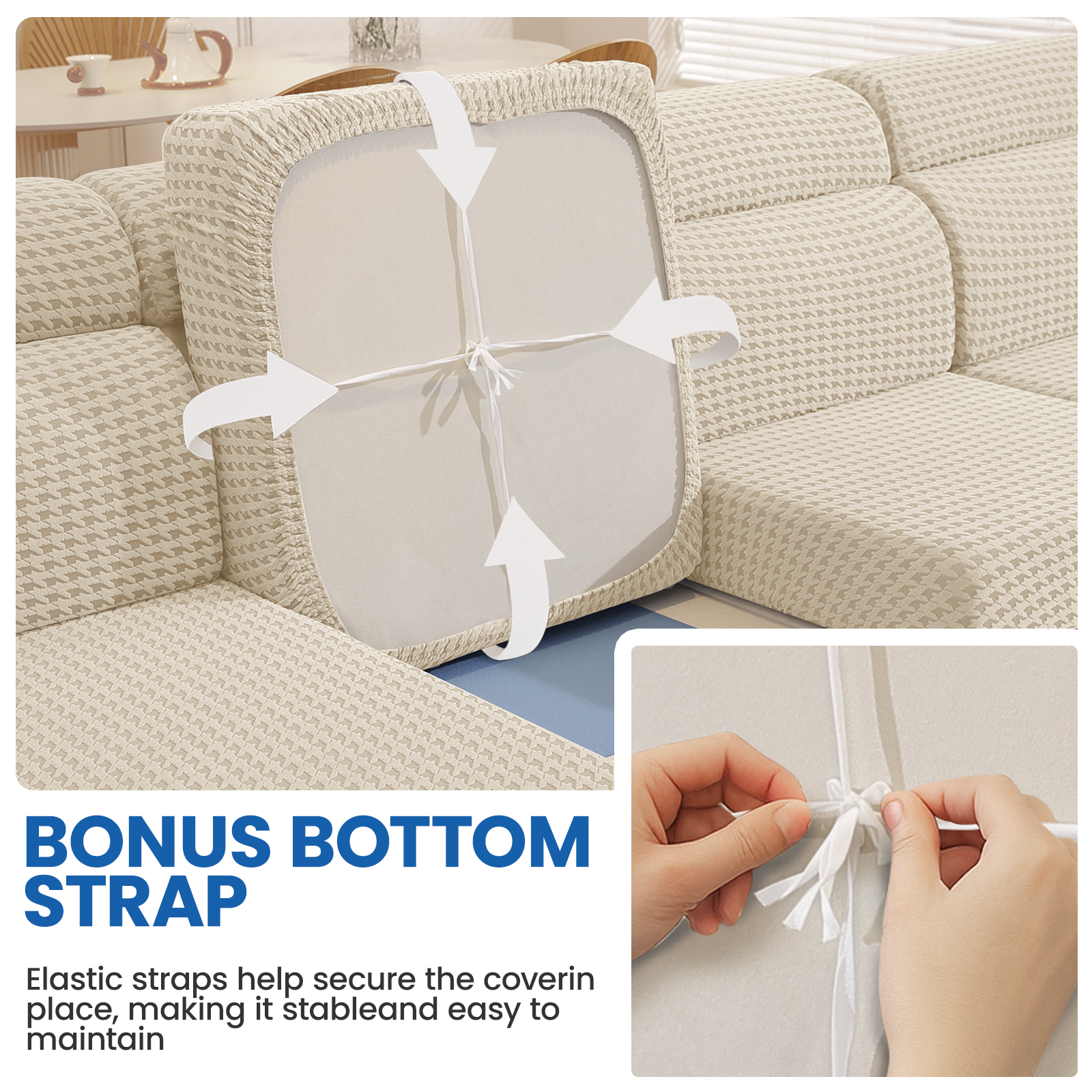 Ystyle Stretch Sofa Seat Cover 3 Seater New Pattern-YSTYLE